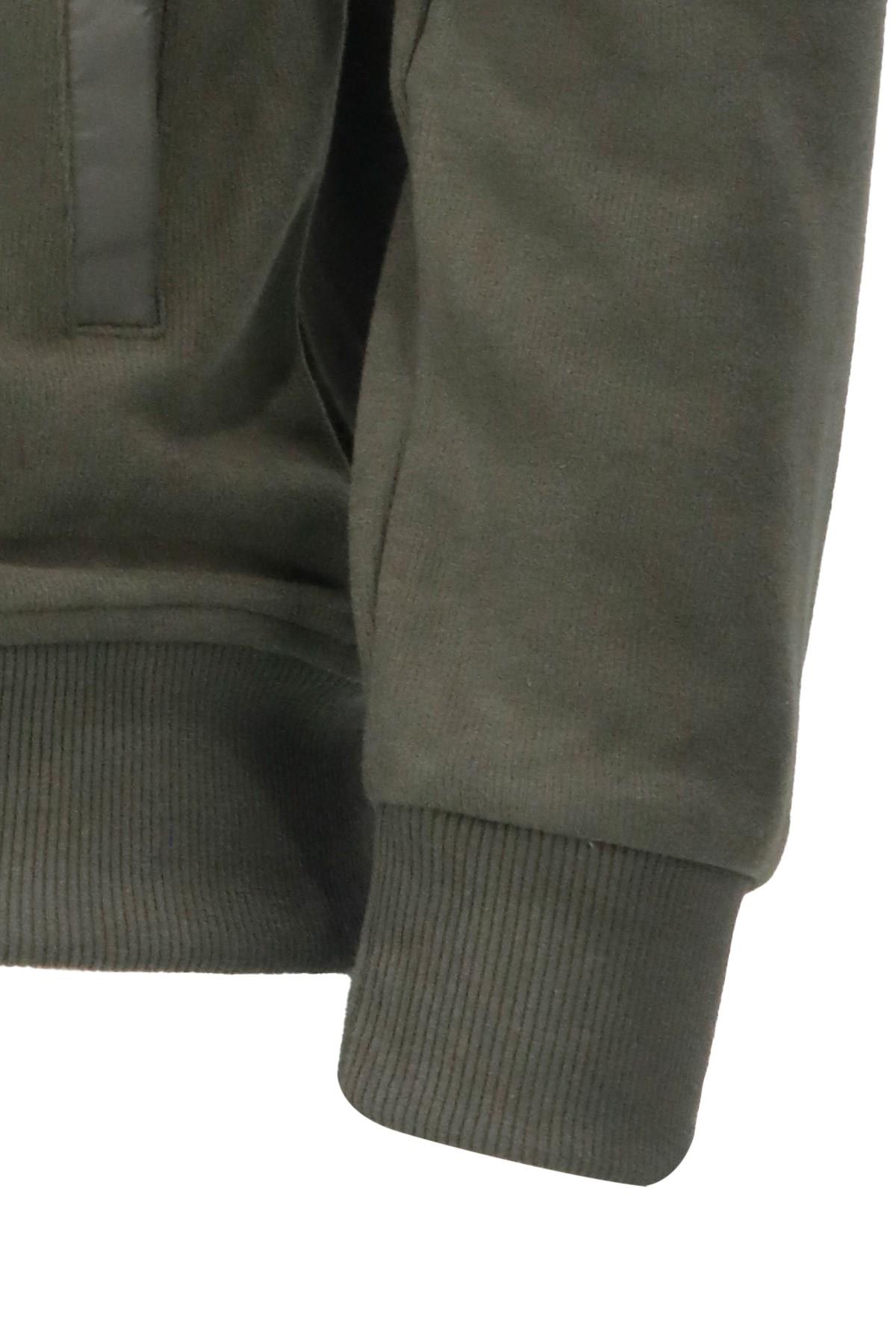 SweatshirtShinzoneErkek Standart Fit Kol Cepli Fermuarlı Haki Sweatshirt