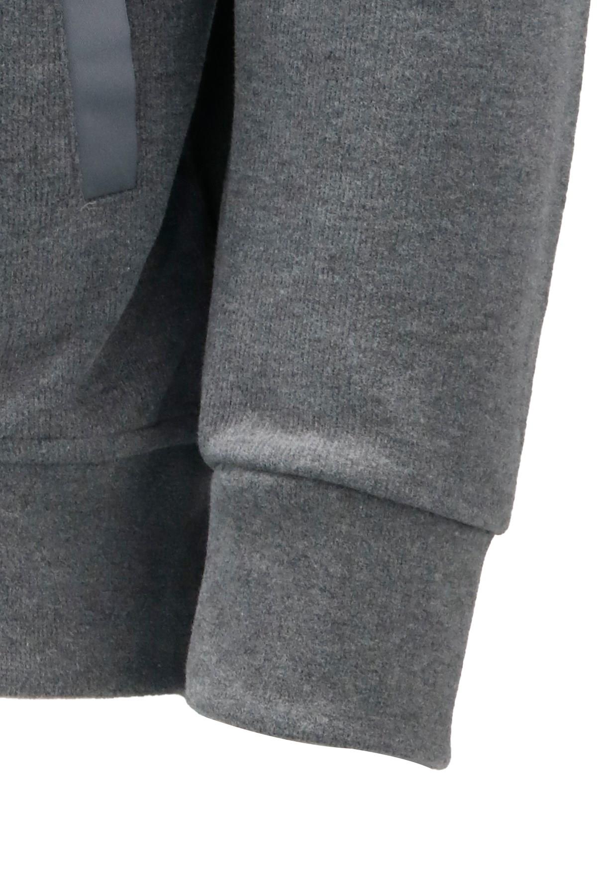 SweatshirtShinzoneErkek Standart Fit Kol Cepli Fermuarlı Gri Sweatshirt