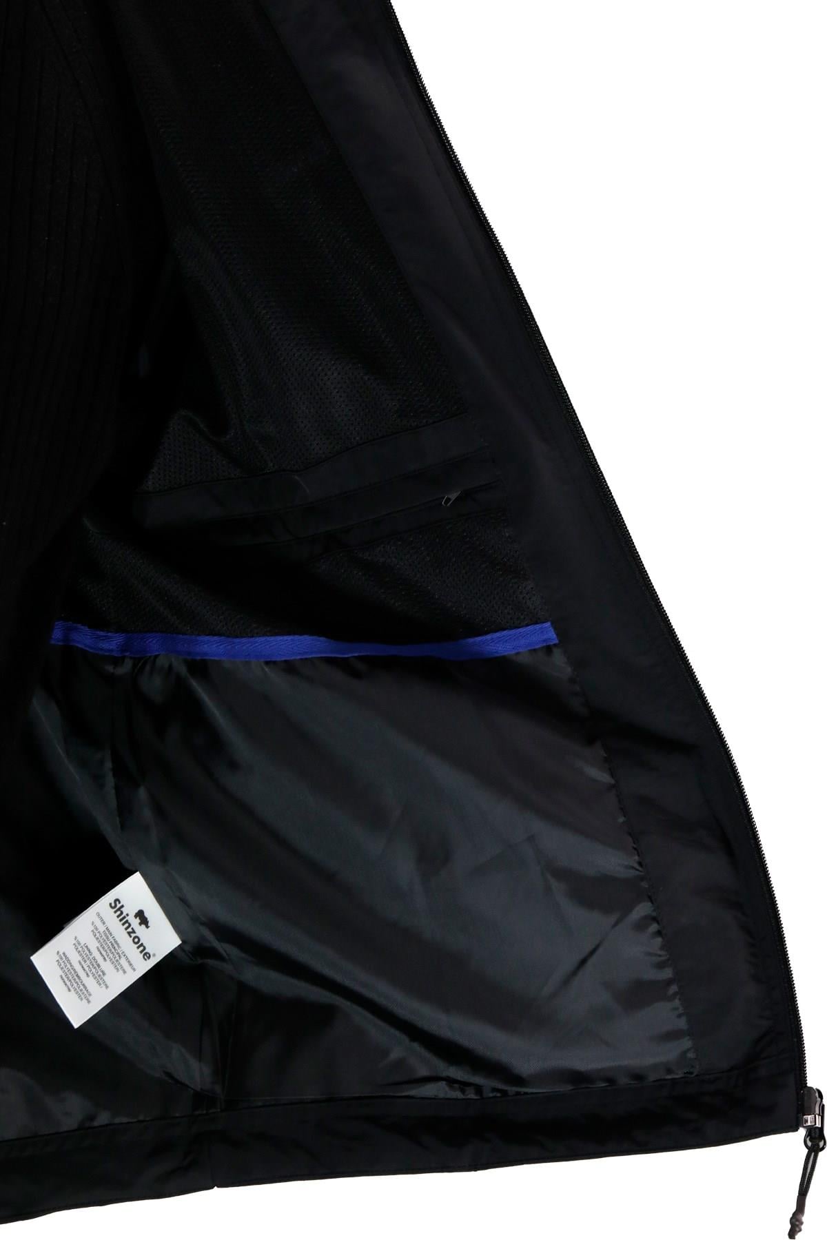 YağmurlukShinzoneErkek Suya ve Rüzgara Dayanıklı Siyah Yağmurluk