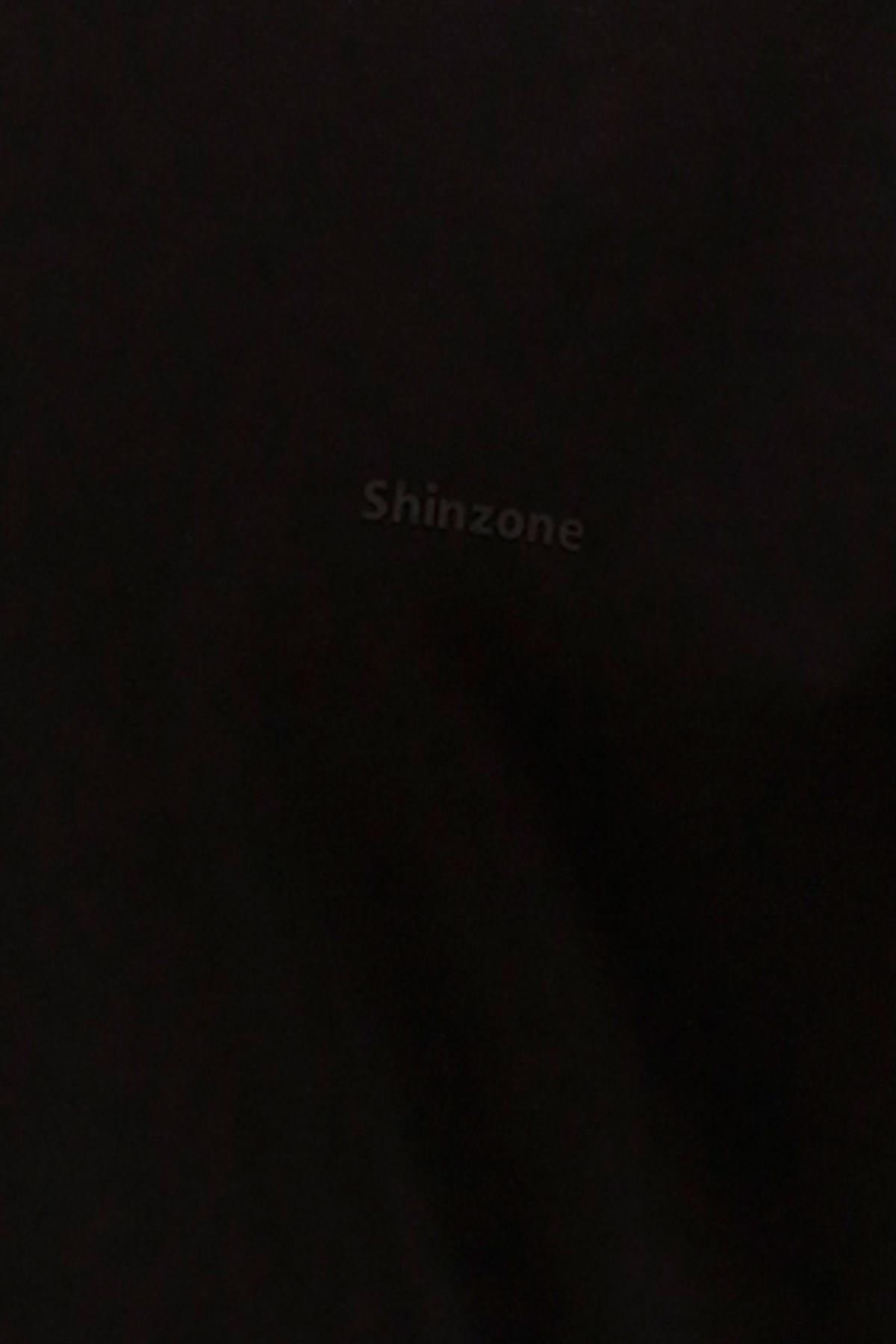 T-ShirtShinzoneErkek V Yaka Standart Fit Siyah T-Shirt