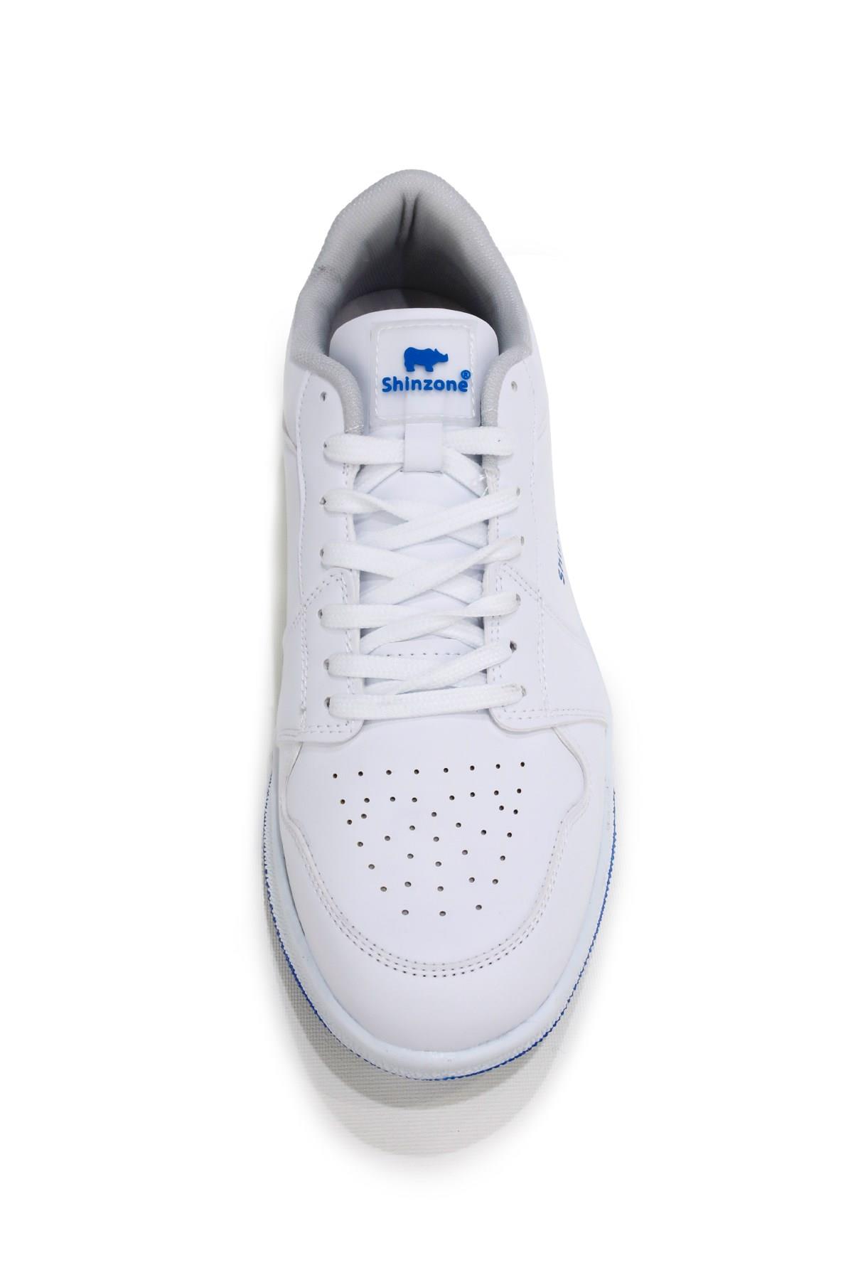 Erkek Spor AyakkabıShinzoneErkek Yazlık Comfort Sneakers Beyaz Saks Spor Ayakkabı