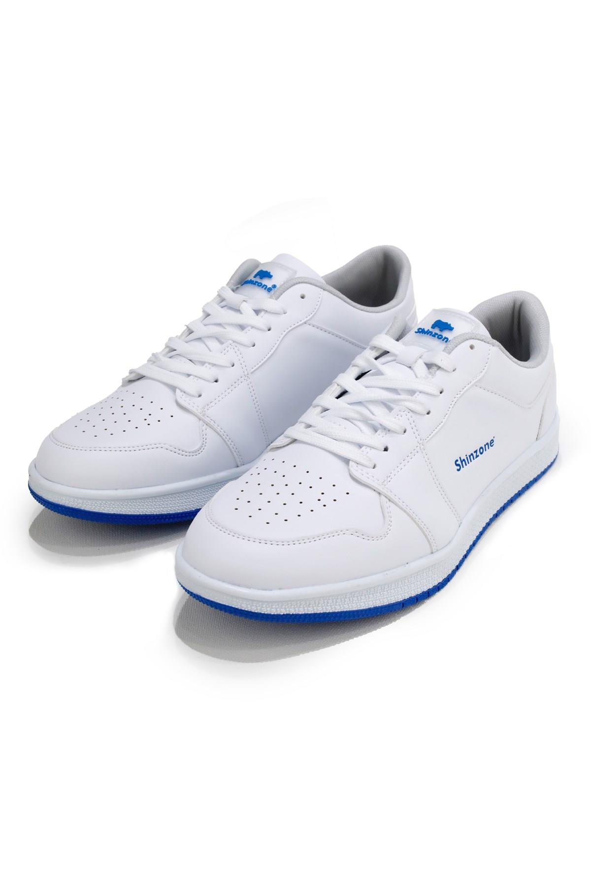 Erkek Spor AyakkabıShinzoneErkek Yazlık Comfort Sneakers Beyaz Saks Spor Ayakkabı