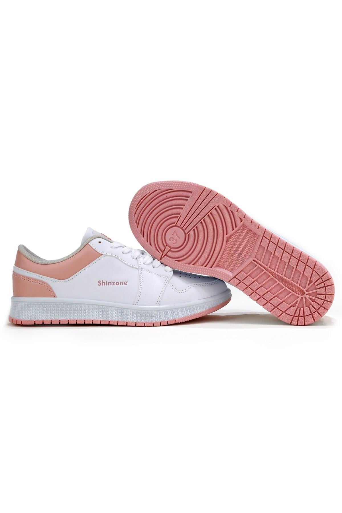 Kadın Spor AyakkabıShinzoneKadın Sneakers Bağcıklı Gündelik Spor Ayakkabı Pudra