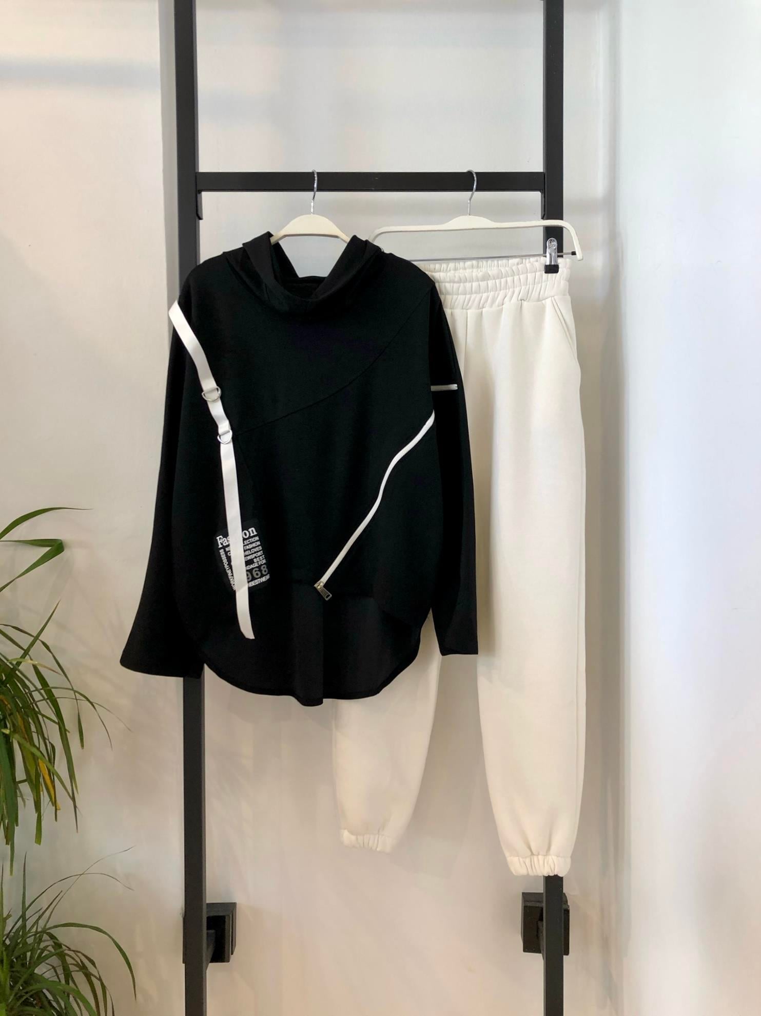 Fermuar Detaylı Sweat