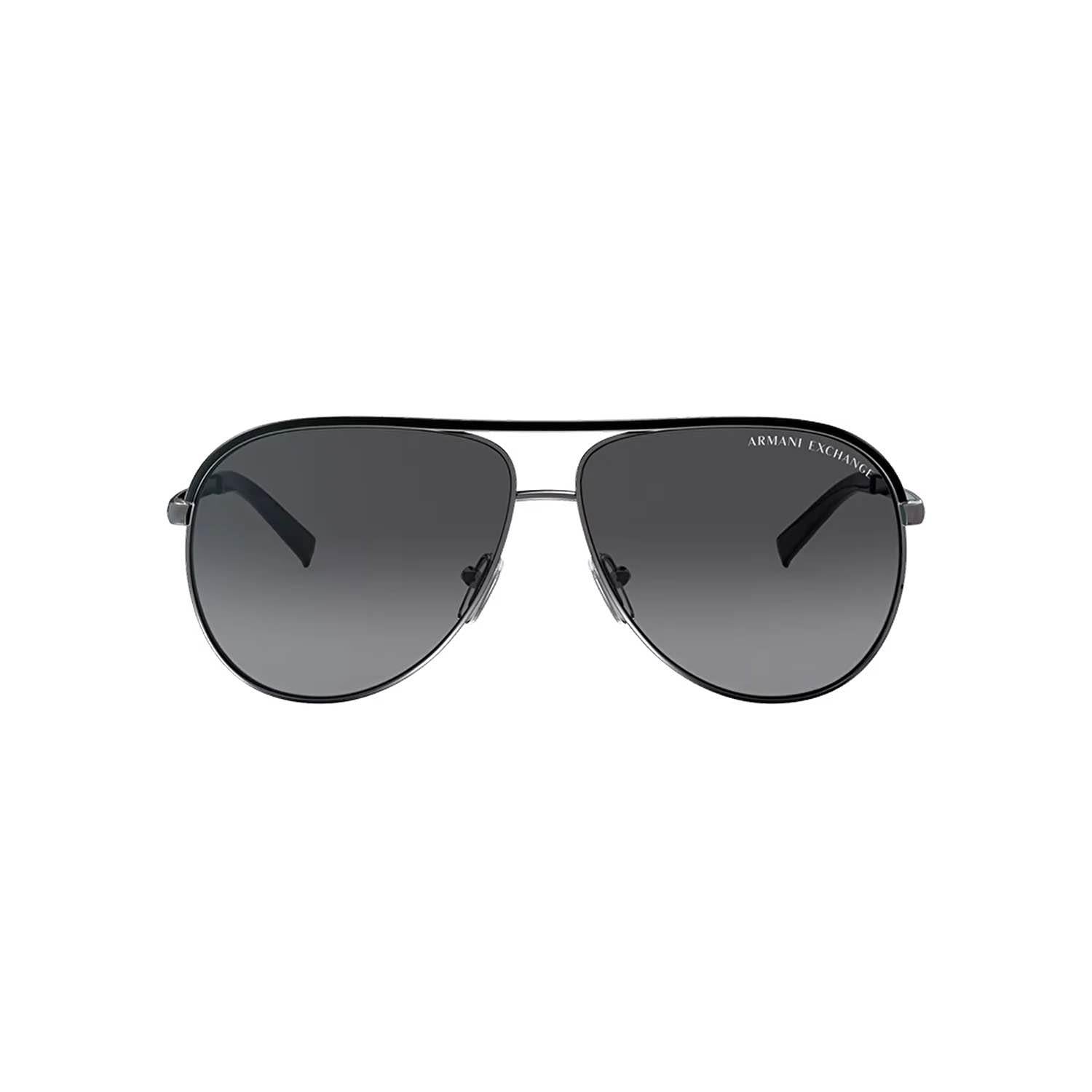 Armani Exchange AEX 2002 6006T3 61 Erkek Pilot Polorize Çok Renkli Metal Güneş Gözlüğü