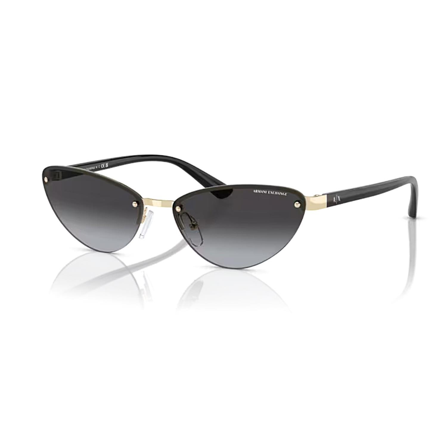 Armani Exchange AEX 2049S 61108G 58 Kadın Cat Eye Altın Metal Güneş Gözlüğü