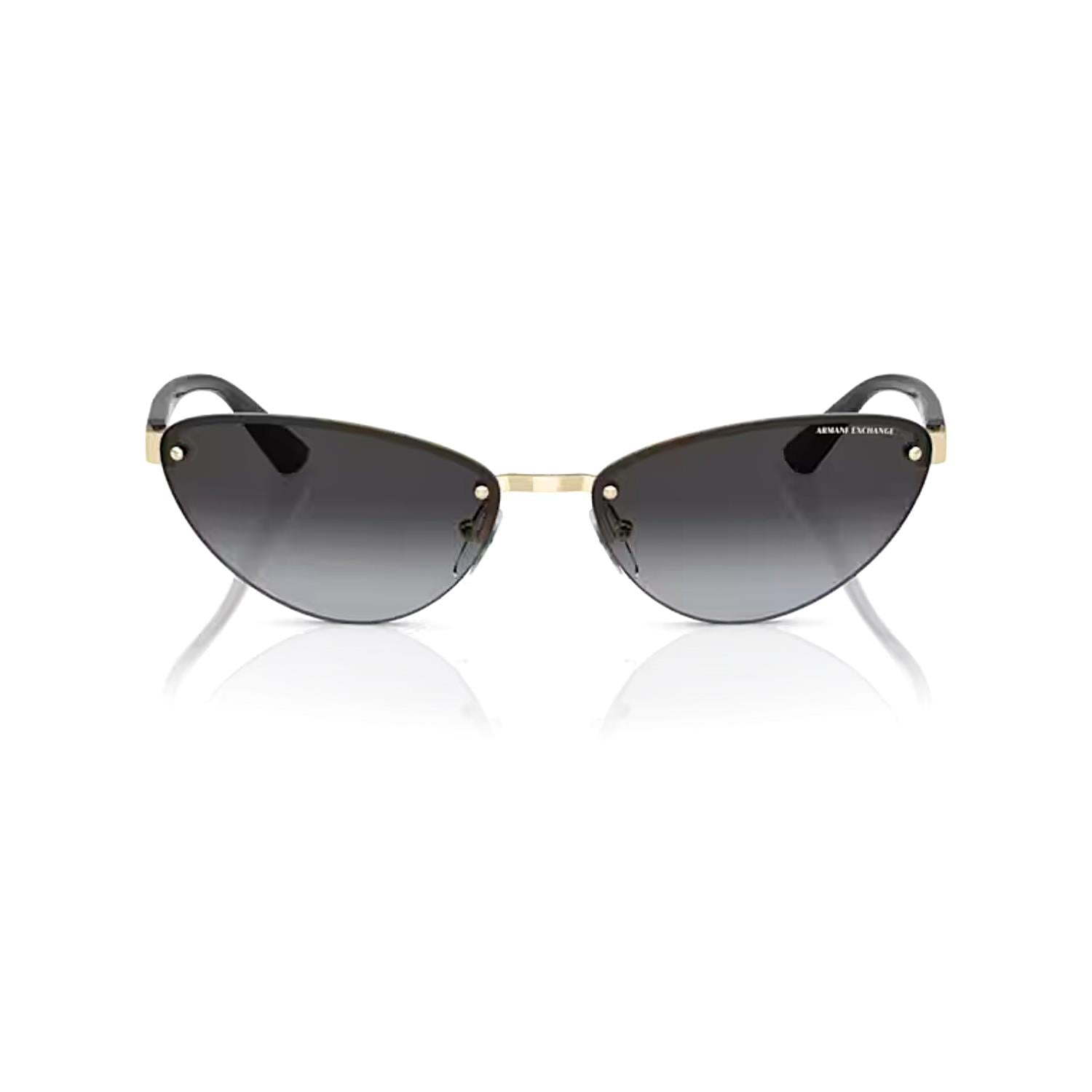Armani Exchange AEX 2049S 61108G 58 Kadın Cat Eye Altın Metal Güneş Gözlüğü