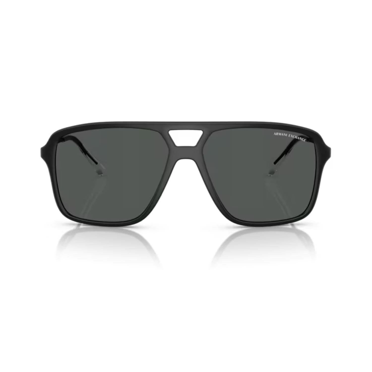 Armani Exchange AEX 4150SU 805887 59 Erkek Pilot Siyah Kemik Güneş Gözlüğü