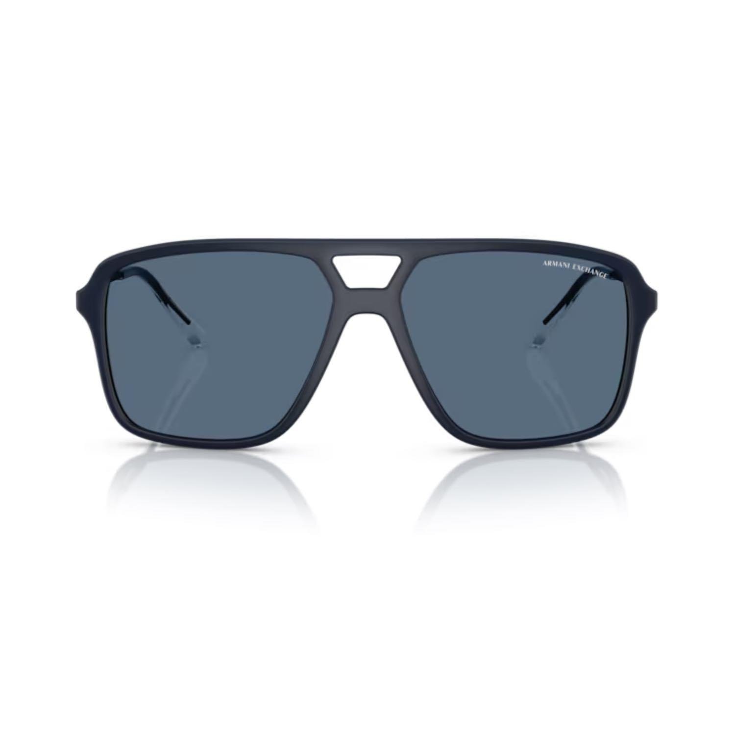 Armani Exchange AEX 4150SU 818180 59 Erkek Pilot Siyah Kemik Güneş Gözlüğü