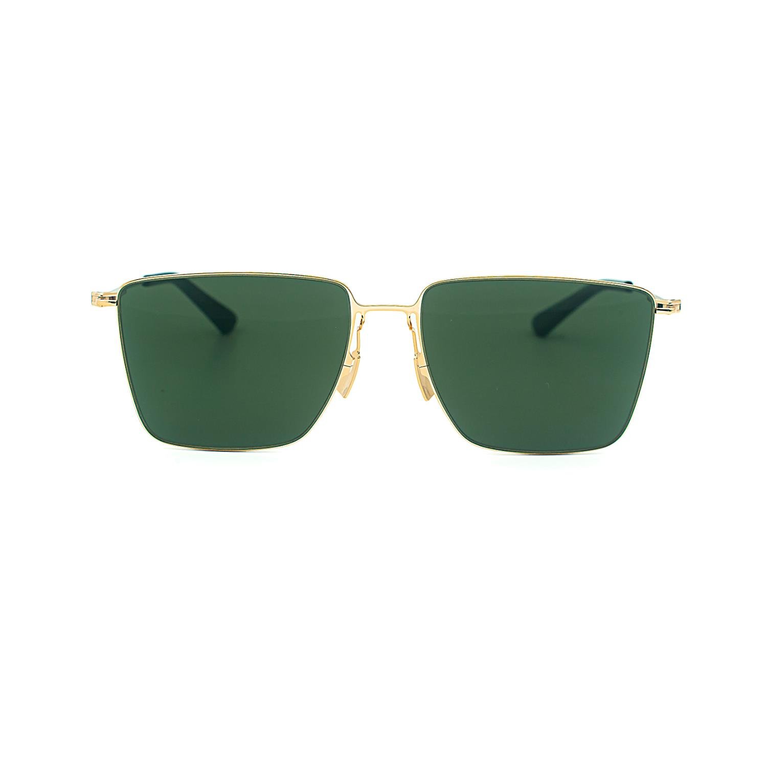 Bottega Vaneta BV1267S 004 58 Unisex Geometrik Gold Metal Güneş Gözlüğü