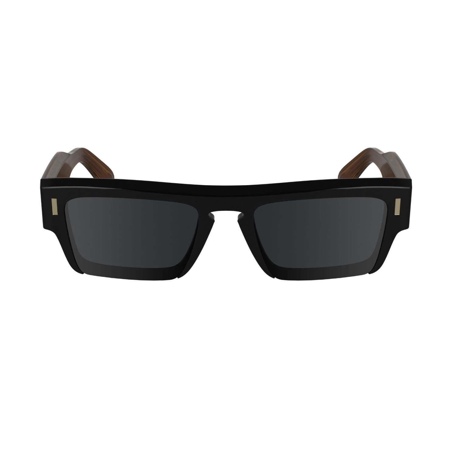 Calvin Klein CK 24532S 001 54 Unisex Dikdörtgen Siyah Kemik Güneş Gözlüğü