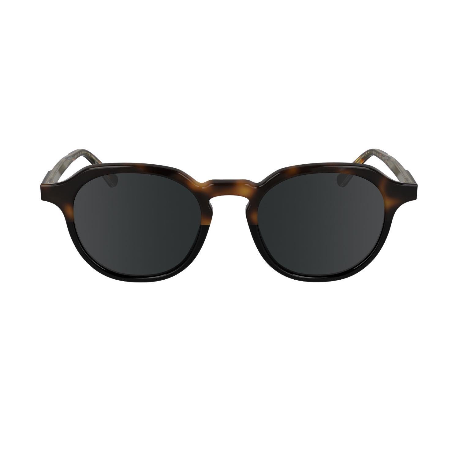 Calvin Klein CK 24538S 233 51 Unisex Oval Kırçıllı Kahverengi Kemik Güneş Gözlüğü