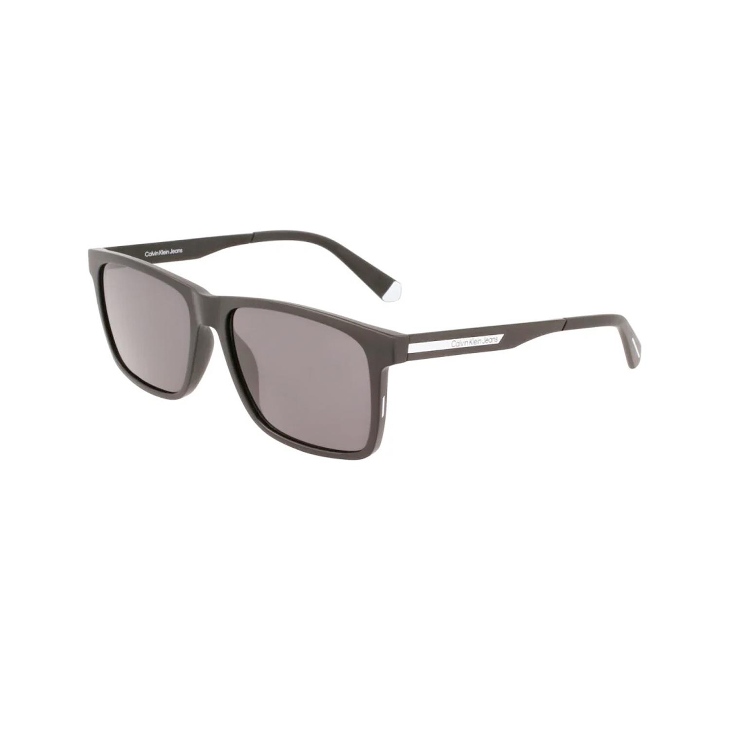 Calvin Klein CKJ 21624S 002 57 Erkek Dikdörtgen Siyah Kemik Güneş Gözlüğü