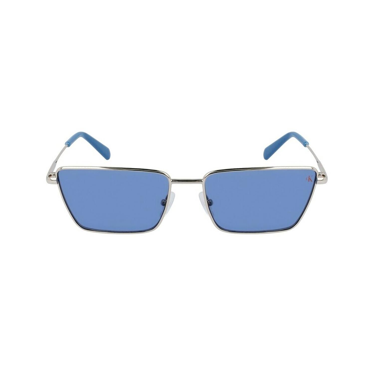 Calvin Klein CKJ 22217S 721 58 Unisex Dikdörtgen Altın Metal Güneş Gözlüğü