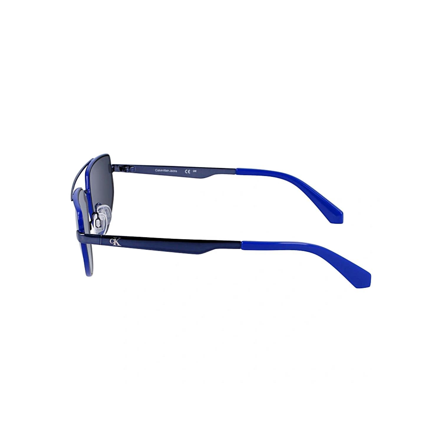 Calvin Klein CKJ 23220S 400 58 Unisex Aviator Mavi Metal Güneş Gözlüğü