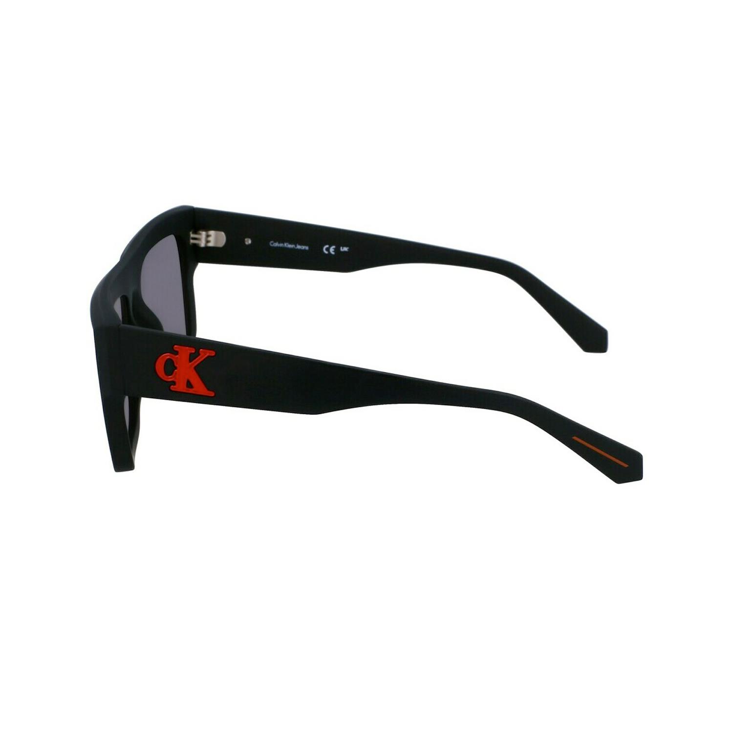 Calvin Klein CKJ 23642S 002 54 Unisex Dikdörtgen Mat Siyah Kemik Güneş Gözlüğü