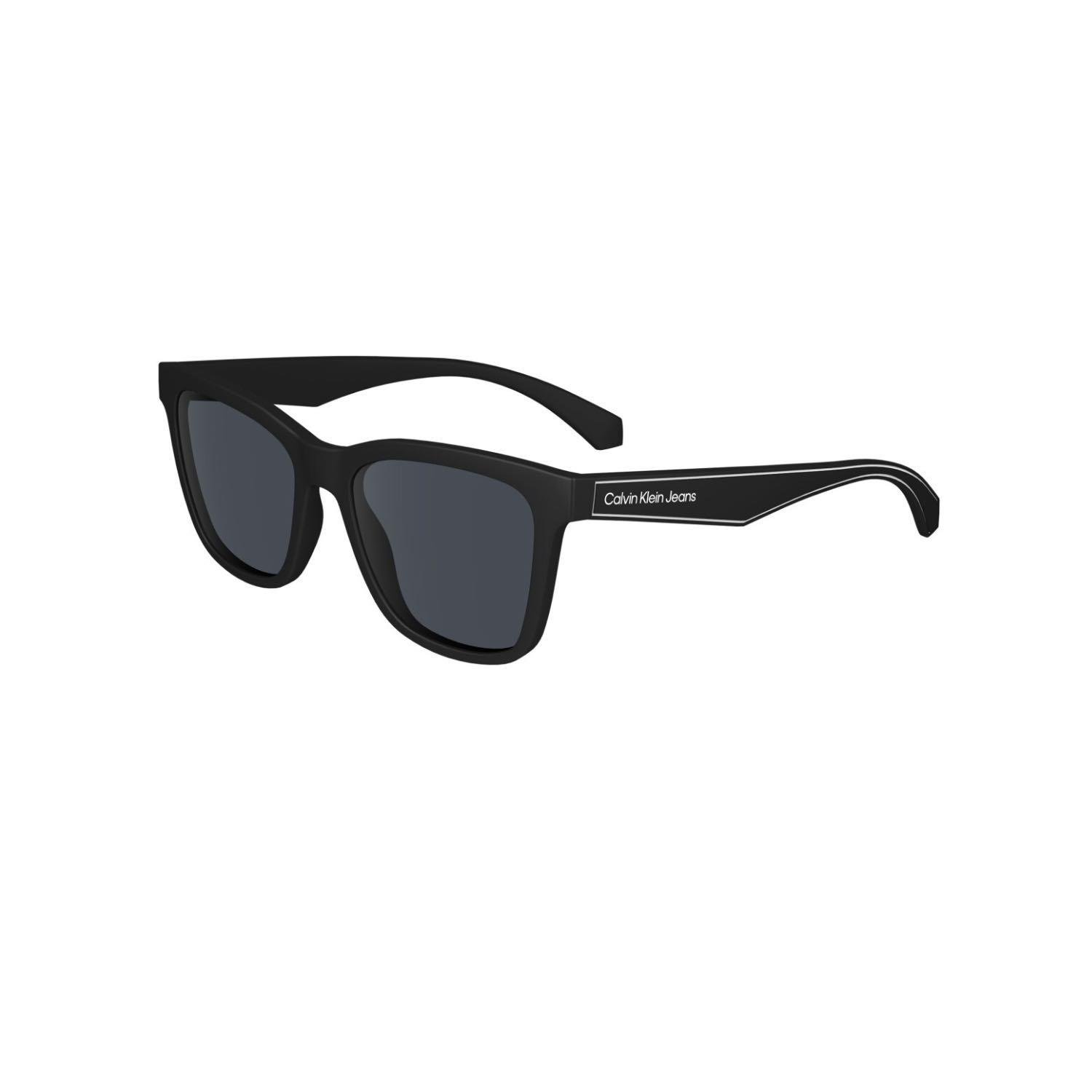 Calvin Klein Jeans CKJ 24301S 001 47 Çocuk Kare Siyah Kemik Güneş Gözlüğü