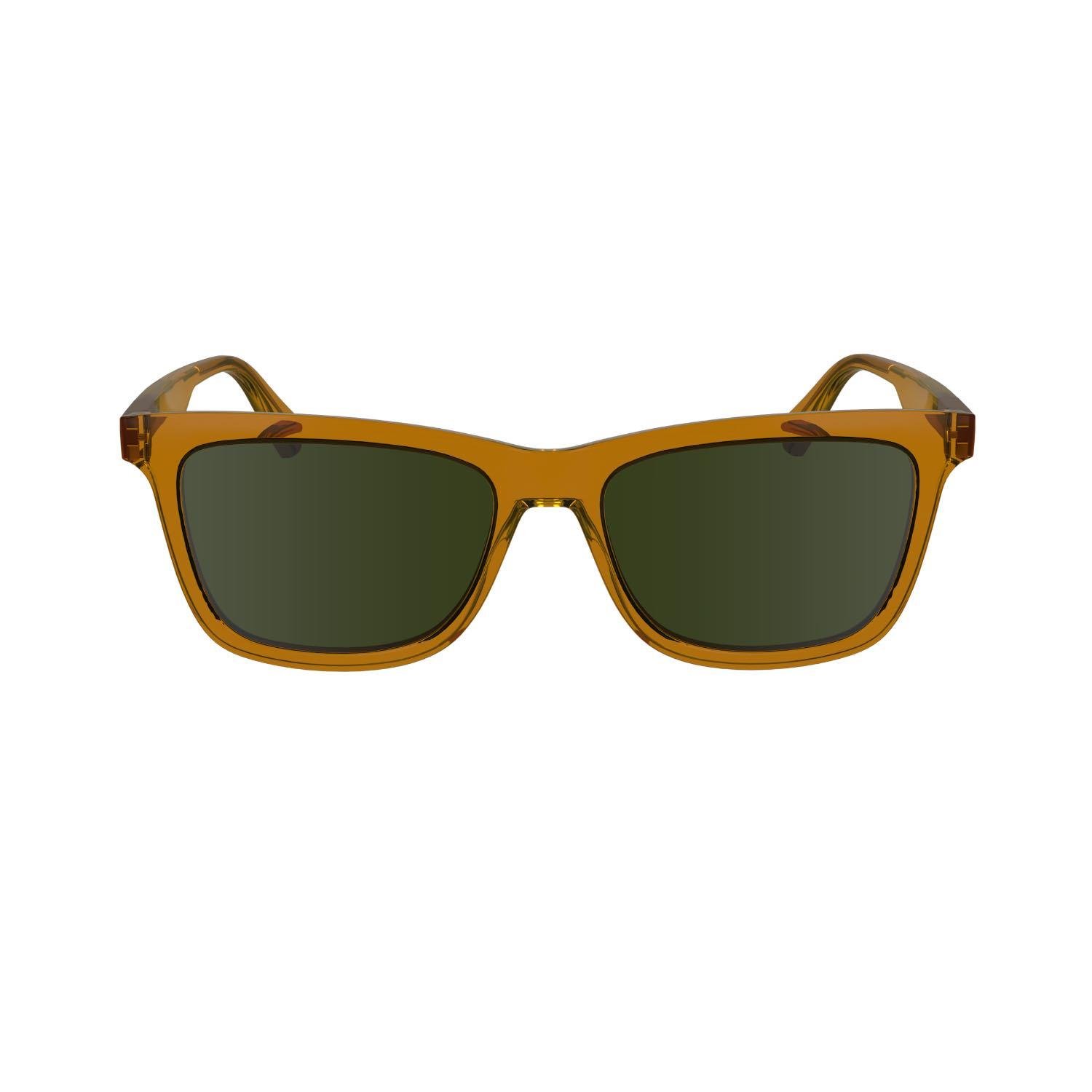 Calvin Klein Jeans CKJ 24601S 261 54 Unisex Dikdörtgen Şeffaf Kahvernegi Kemik Güneş Gözlüğü