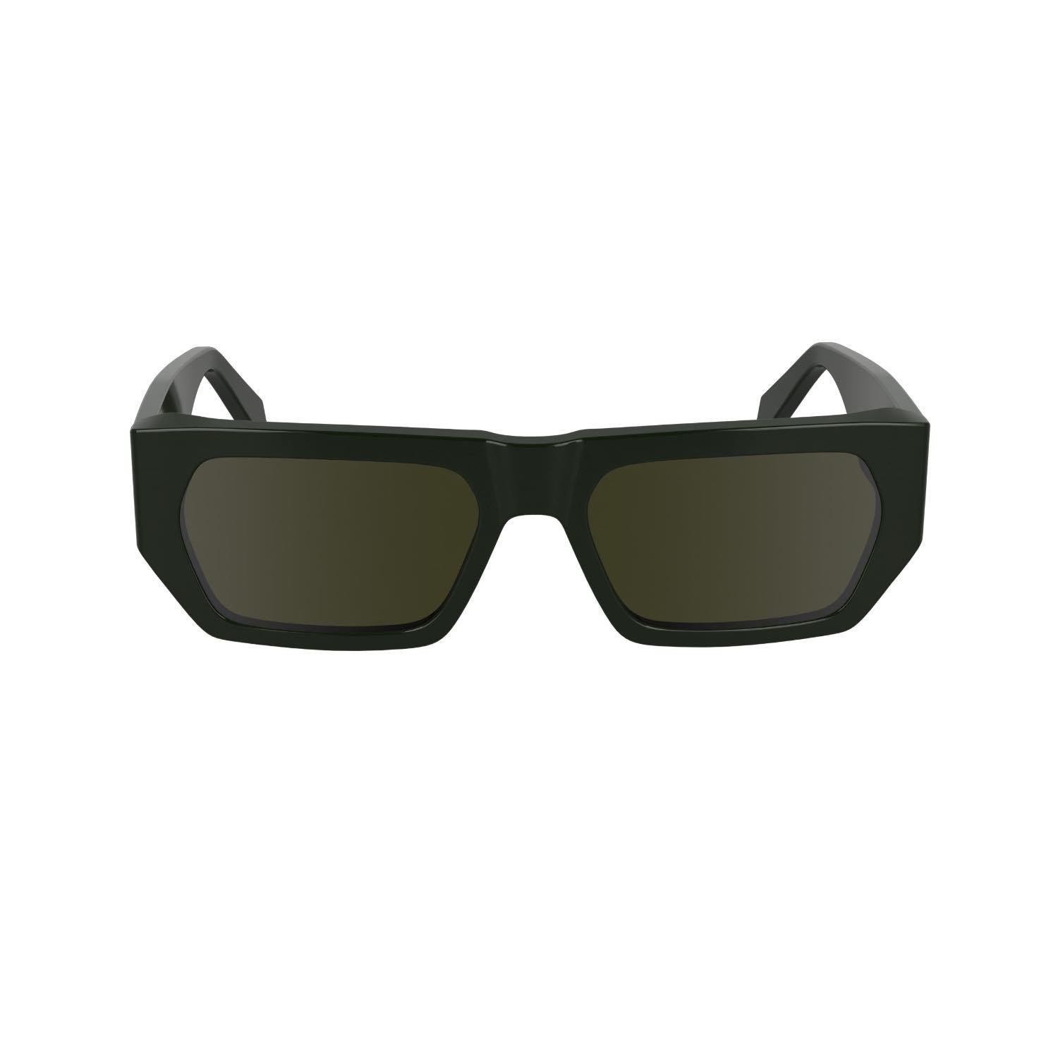 Calvin Klein Jeans CKJ 24625S 309 55 Unisex Dikdörtgen Yeşil Kemik Güneş Gözlüğü