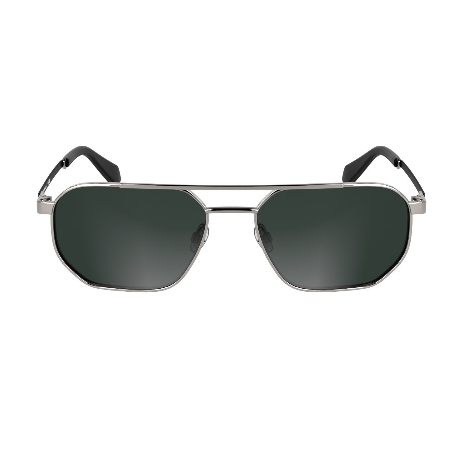 Calvin Klein Jeans CKJ 25202S 016 56 Unisex Geometrik Gümüş Metal Güneş Gözlüğü
