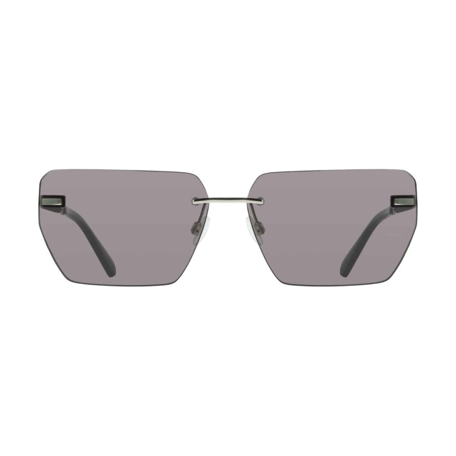 Calvin Klein Jeans CKJ 25207S 043 62 Unisex Geometrik Gümüş Metal Güneş Gözlüğü