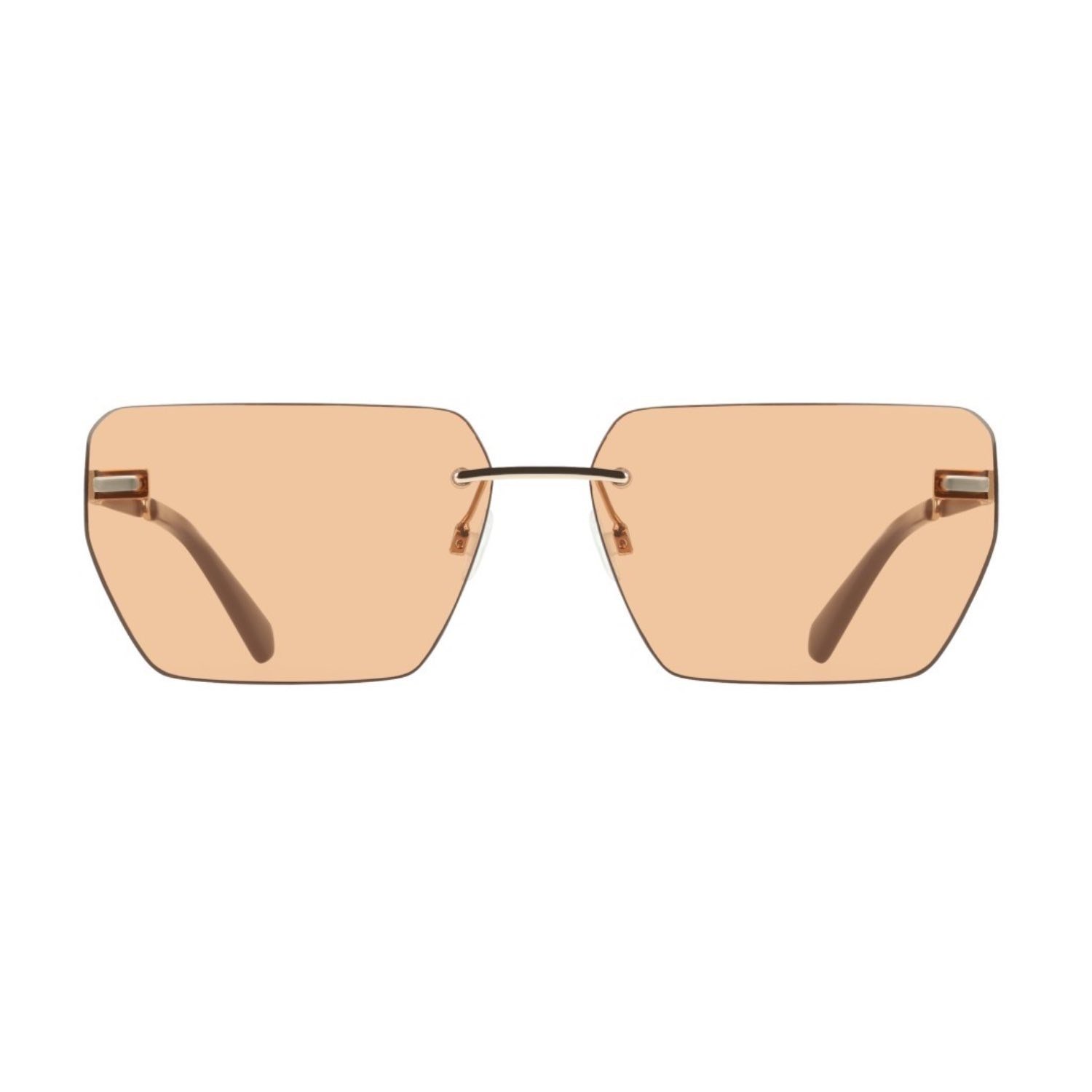 Calvin Klein Jeans CKJ 25207S 721 62 Unisex Geometrik Gold Metal Güneş Gözlüğü