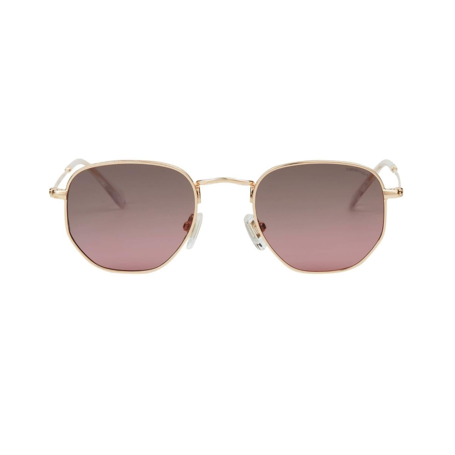 Despada Ds 2260 C3 44 Çocuk Geometrik Gold Metal Güneş Gözlüğü