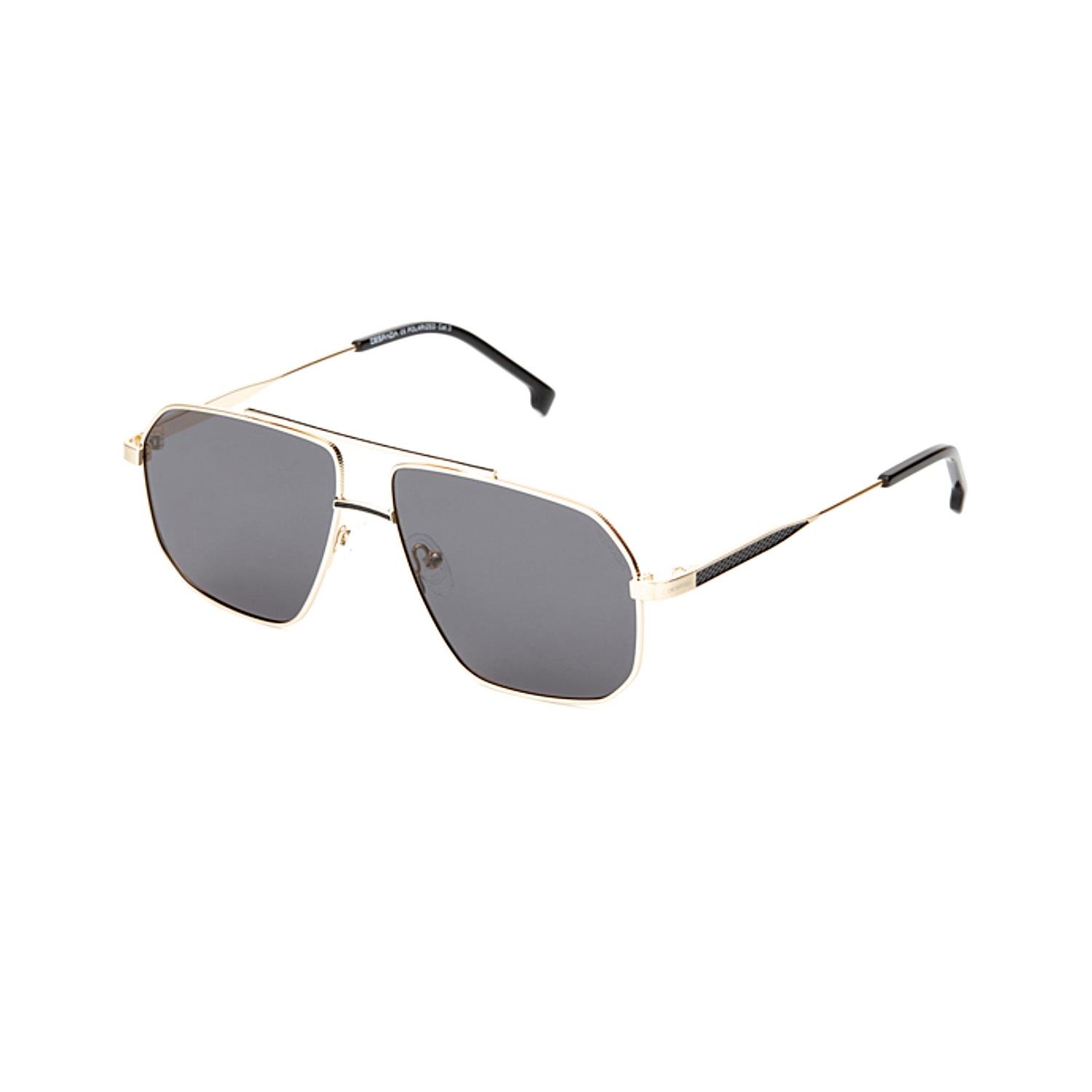 Despada DS 2263 C1 58 Polarize Unisex Geometrik Gold Metal Güneş Gözlüğü