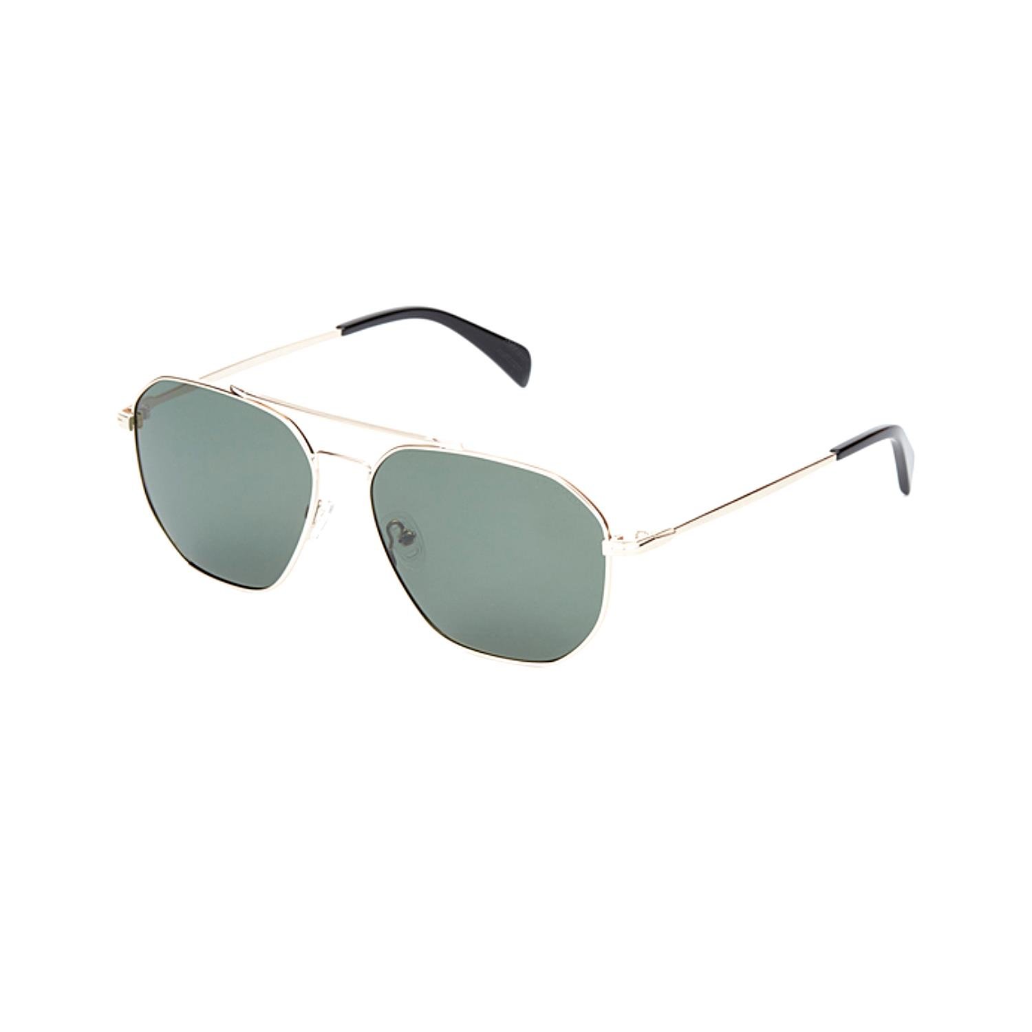 Despada DS 2264 C1 60 Polarize Unisex Geometrik Gold Metal Güneş Gözlüğü
