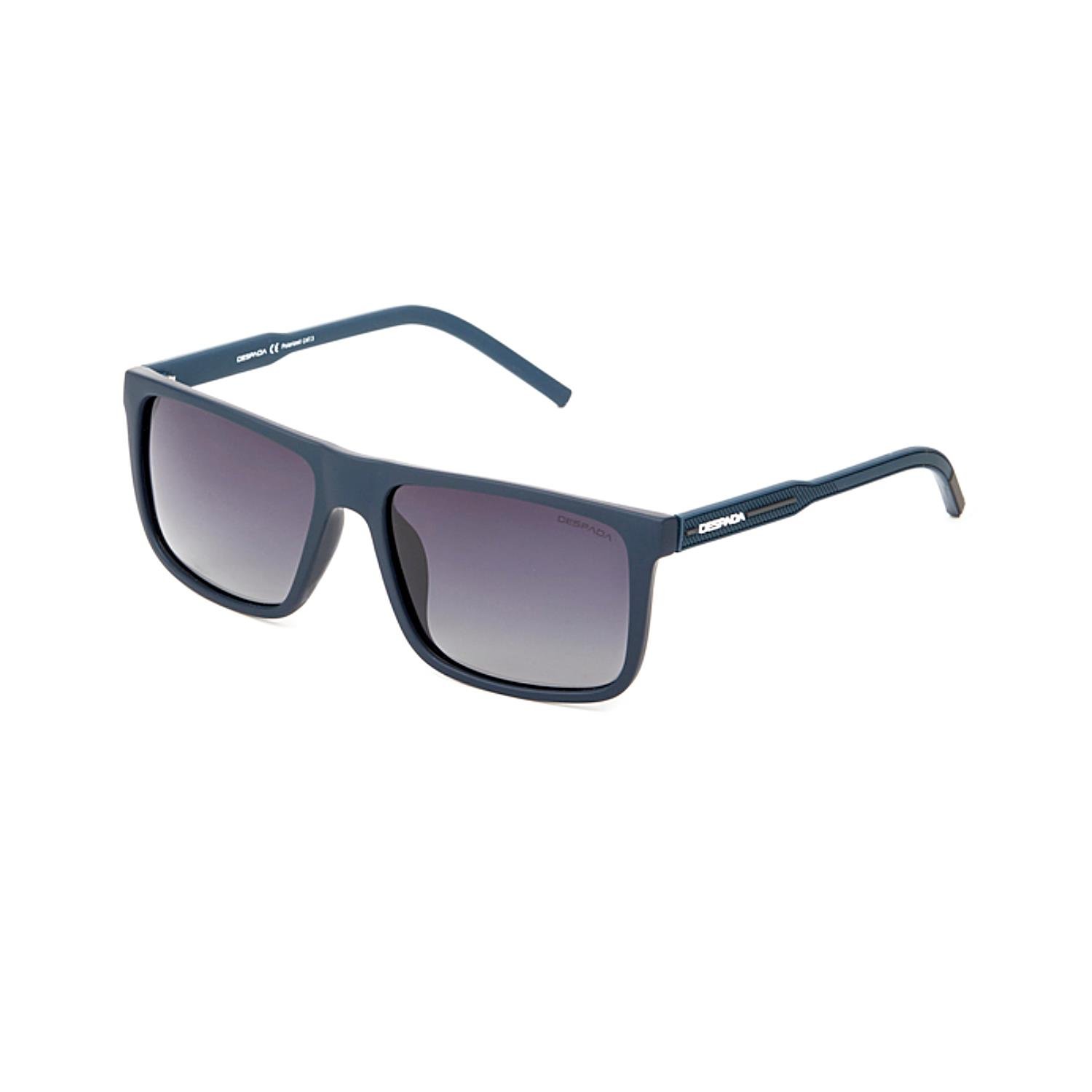 Despada DS 2285 C4 57 Polarize Unisex Kare Lacivert Kemik Güneş Gözlüğü