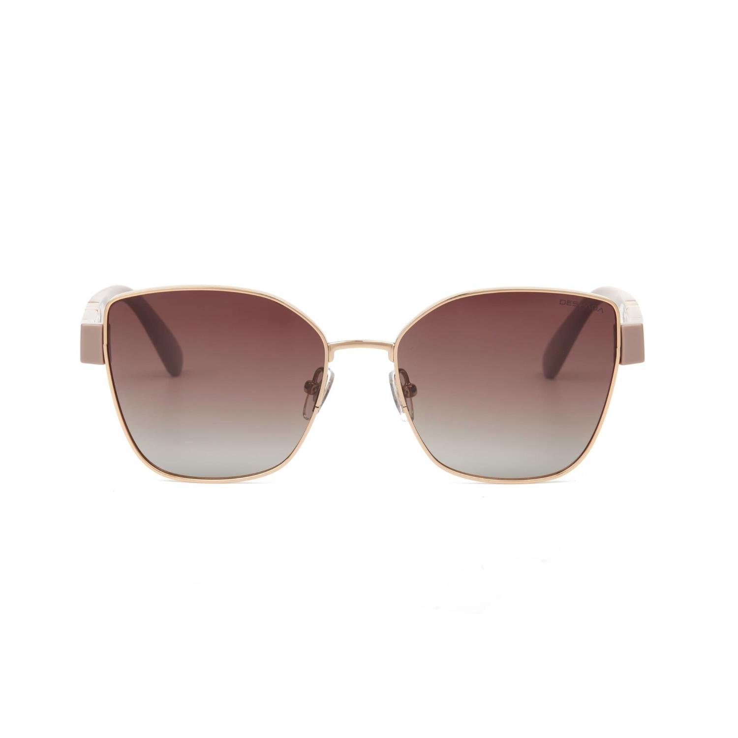 Despada Ds 2312 C4 57 Kadın Cat Eye Gold Metal Güneş Gözlüğü