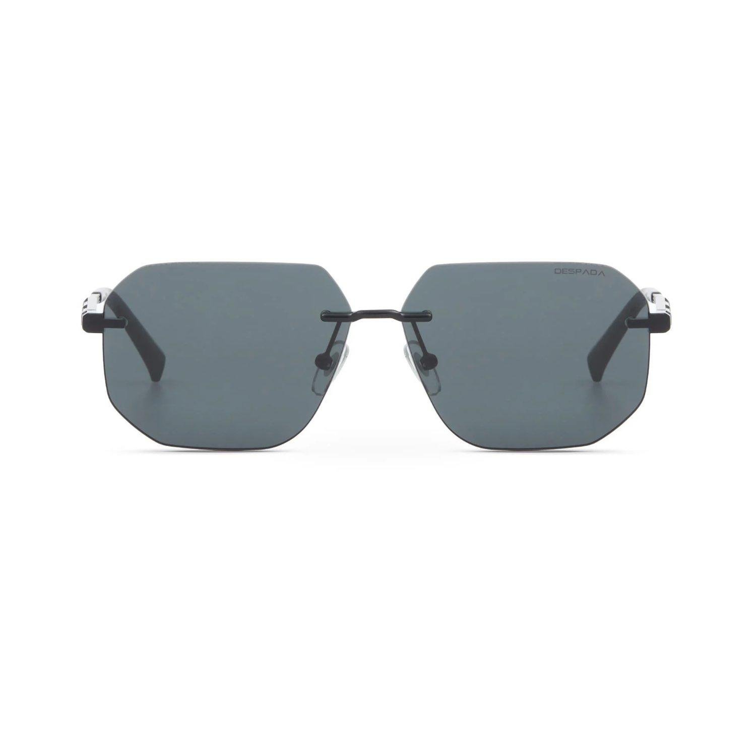 Despada DS 2467 C1 60 Unisex Geometrik Siyah Metal Çerçevesiz Güneş Gözlüğü