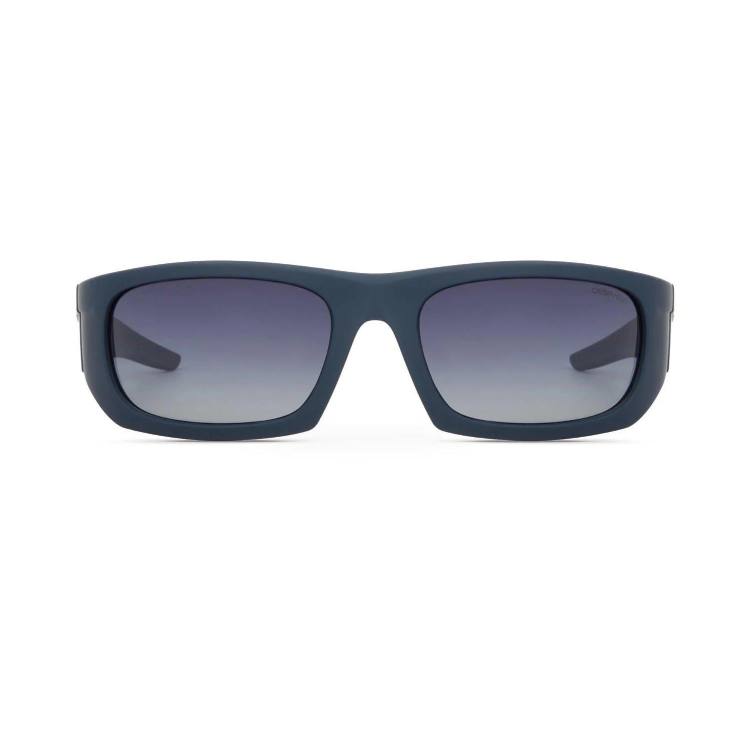 Despada DS 2484 C3 60 Unisex Geometrik Mavi Kemik Güneş Gözlüğü