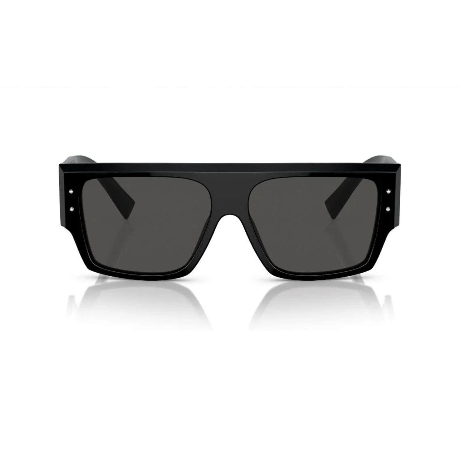 Dolce Gabbana 4459 50187 56 Unisex Kare Siyah Kemik Güneş Gözlüğü