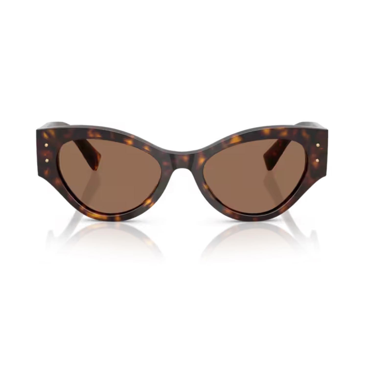 Dolce Gabbana DG 4480 50273 53 Kadın Kelebek Kırçıllı Kahverengi Kemik Güneş Gözlüğü