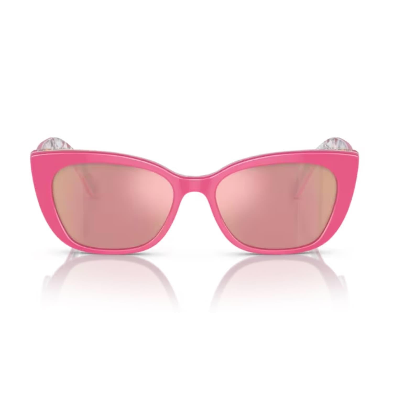 Dolce Gabbana DX 4427 3207Z 49 Çocuk Cat Eye Pembe Kemik Güneş Gözlüğü