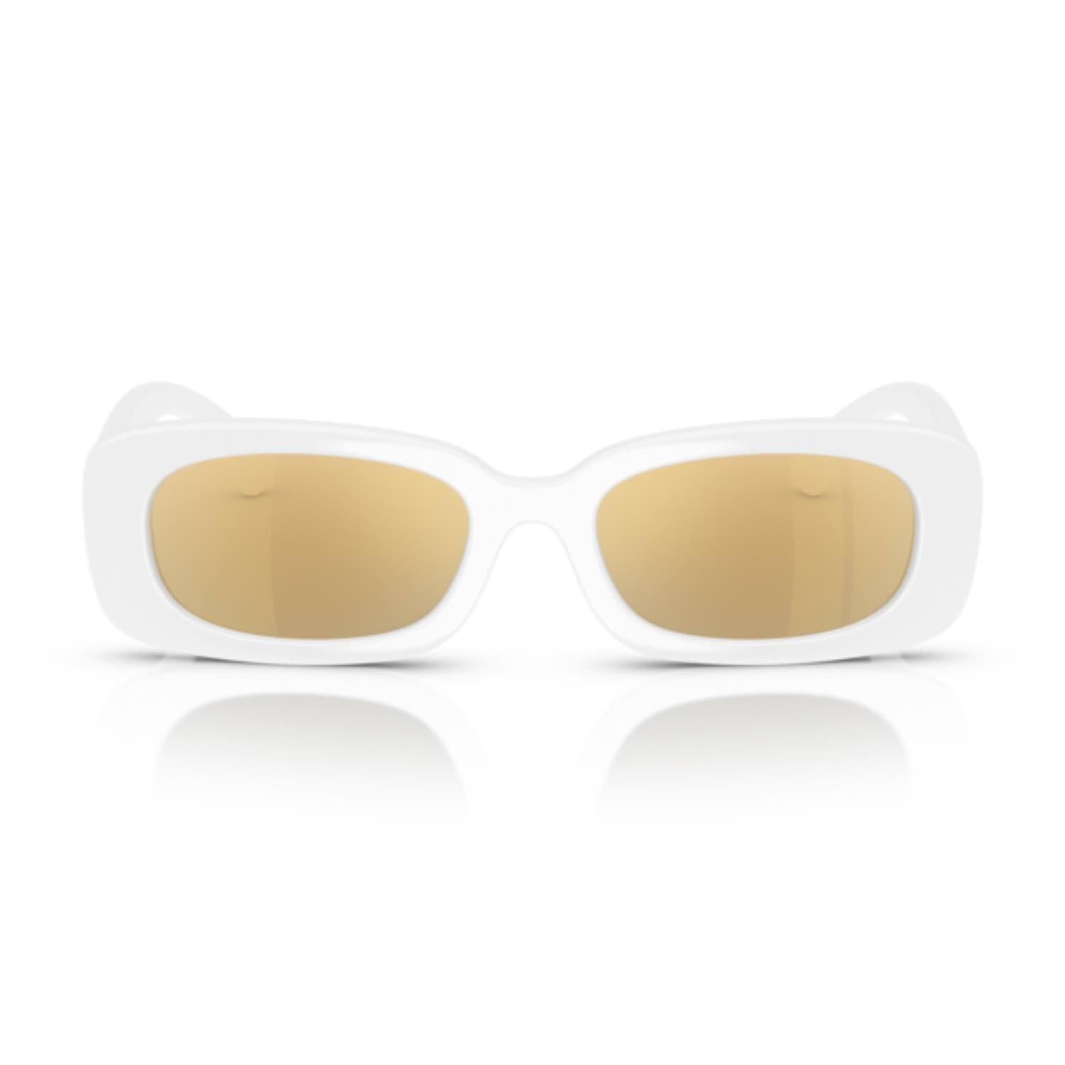 Dolce Gabbana DX 6006U 33127P 46 Çocuk Oval Beyaz Kemik Güneş Gözlüğü 