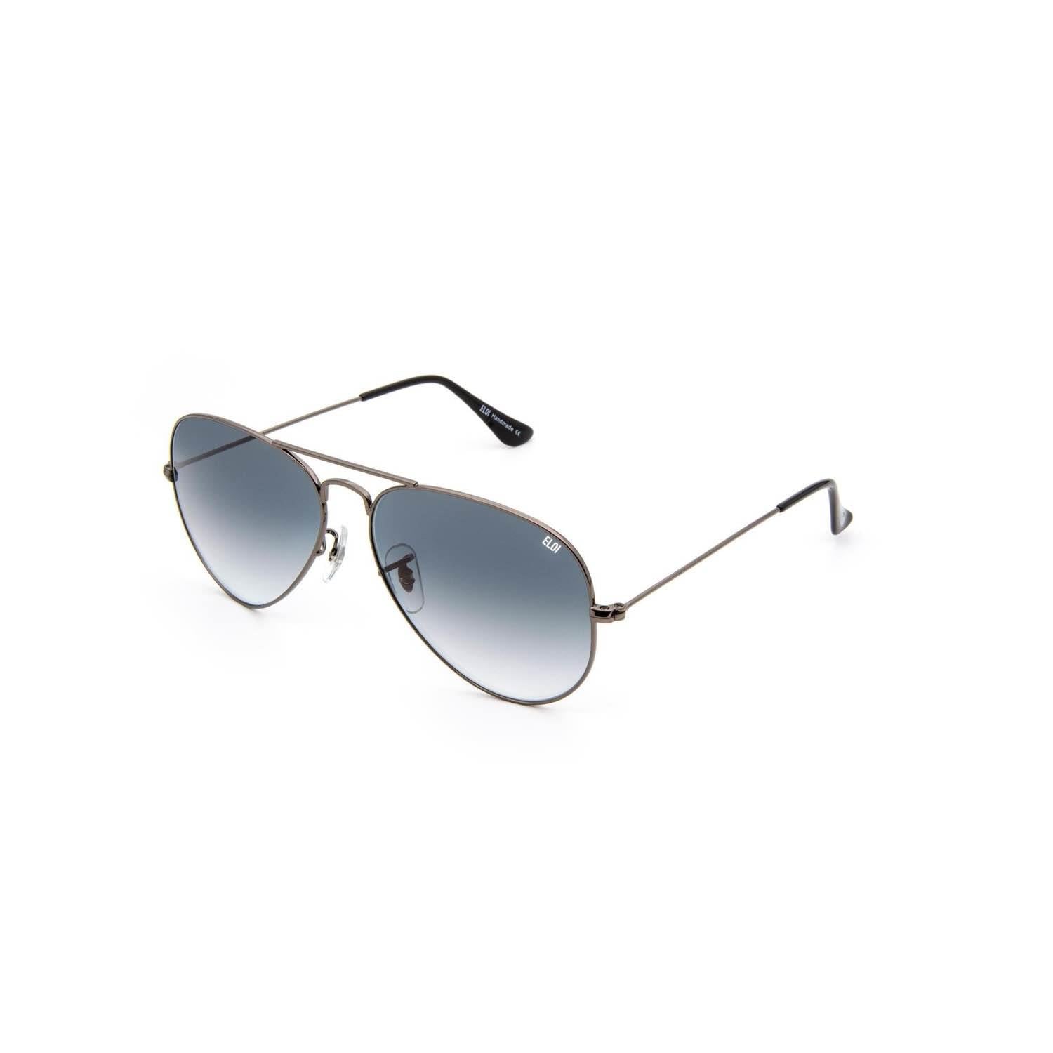 Eloi 1005 01 58 Unisex Damla Gri Metal Güneş Gözlüğü