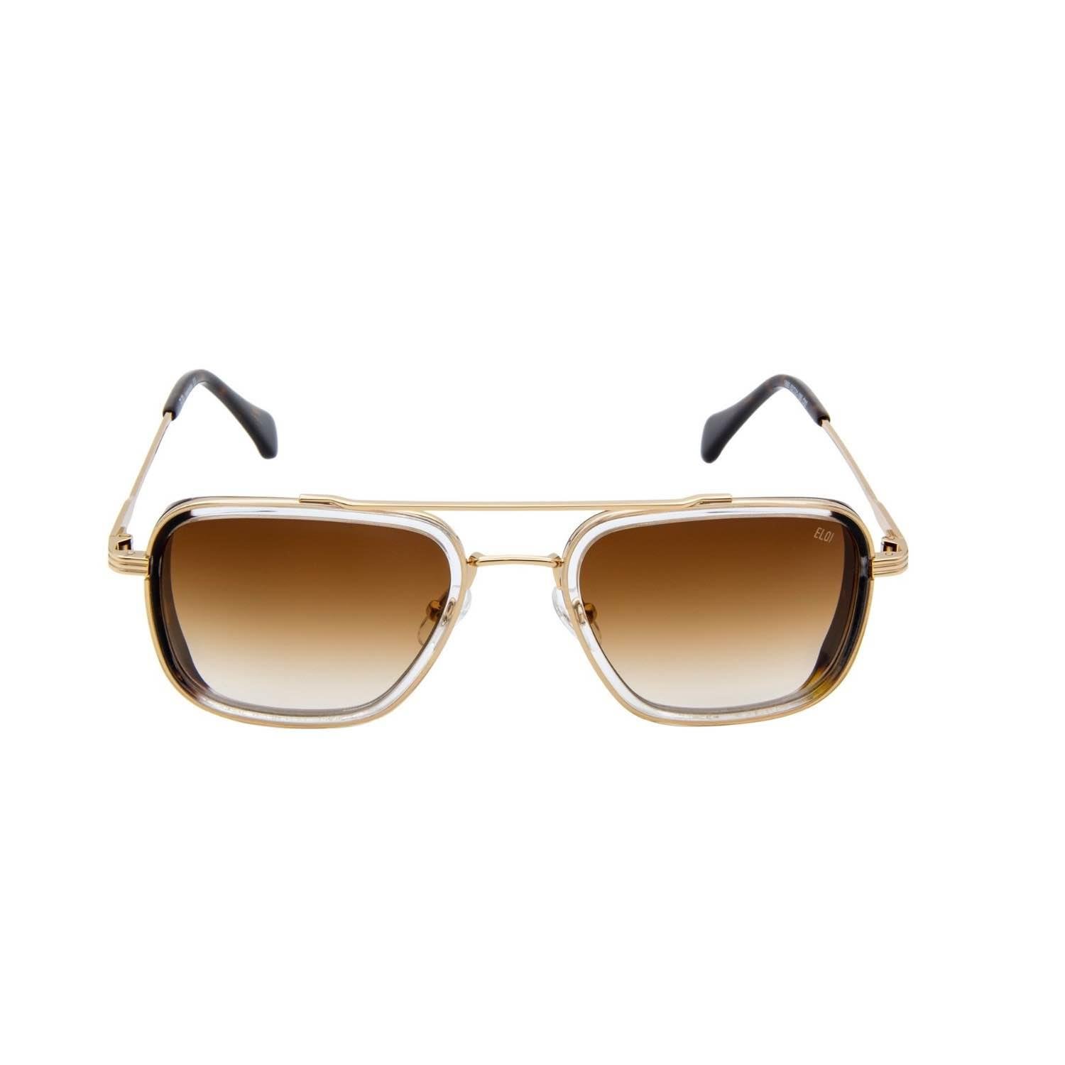 Eloi 1869 Opa C2 52 Unisex Dikdörtgen Gold Kombine Güneş Gözlüğü