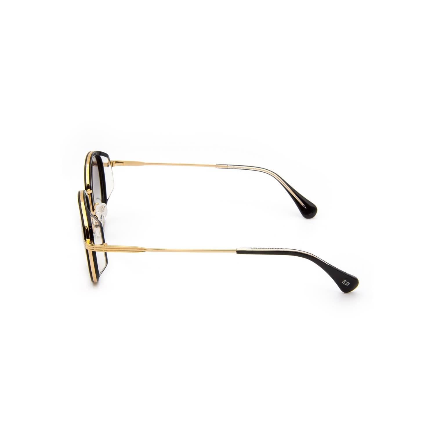 Eloi 1870 01 Mipa 54 Unisex Yuvarlak Gold Kombine Güneş Gözlüğü