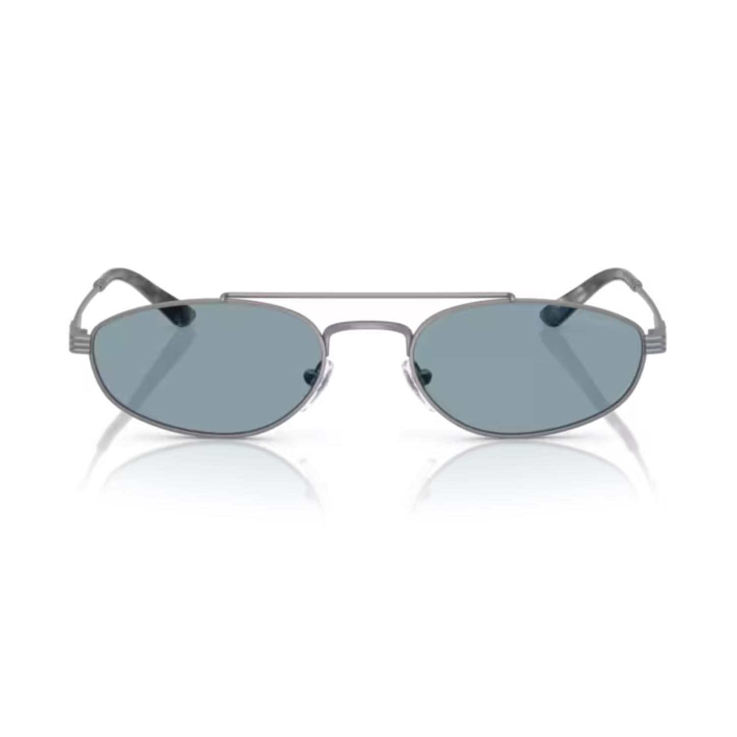 Emporio Armani EA 2157 300372 54 Erkek Pilot Gri Metal Güneş Gözlüğü