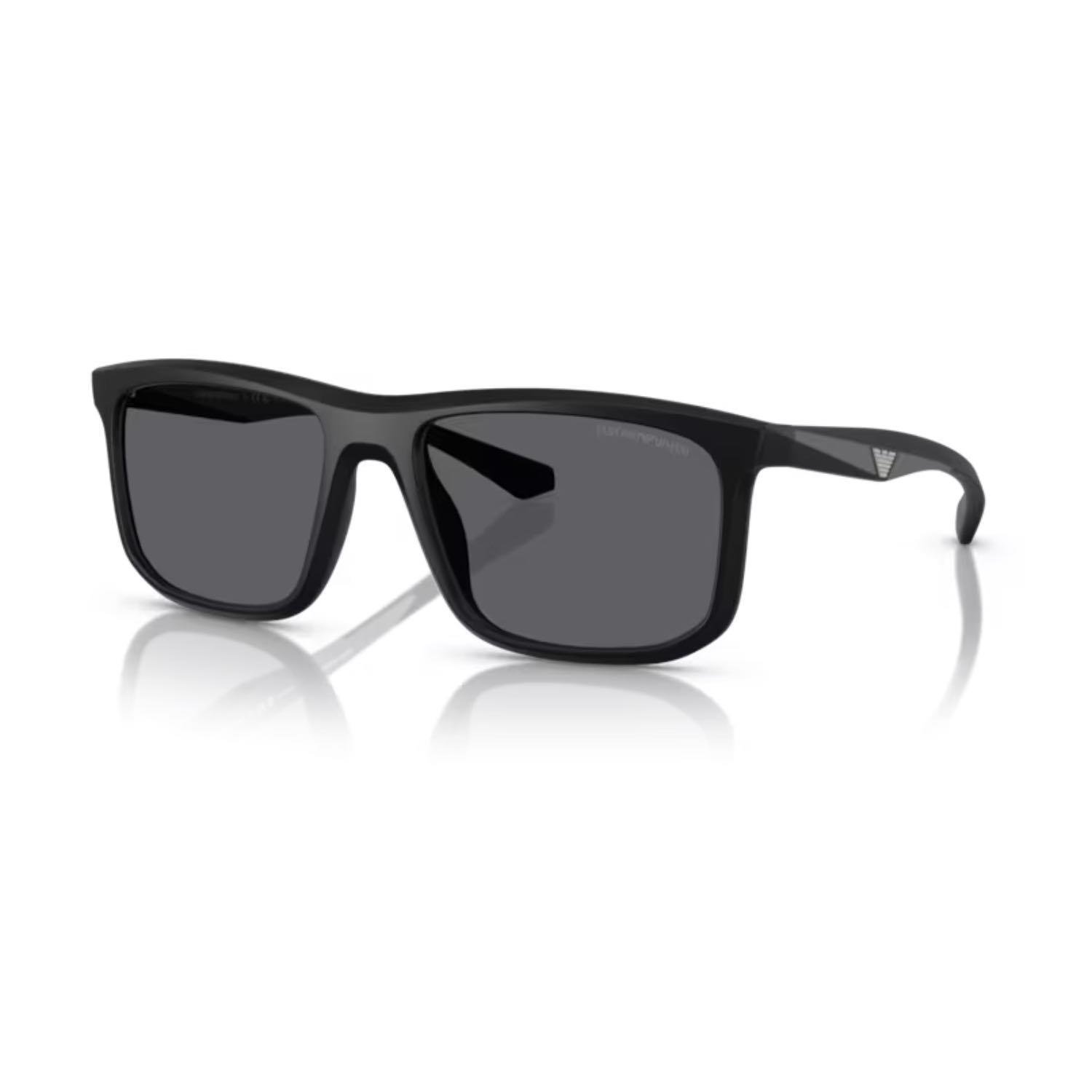 Emporio Armani EA 4234U 5001T3 57 Unisex Kare Siyah Kemik Güneş Gözlüğü