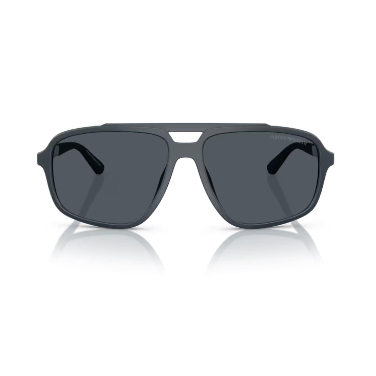 Emporio Armani EA 4236U 618987 59 Erkek Pilot Mavi Kemik Güneş Gözlüğü