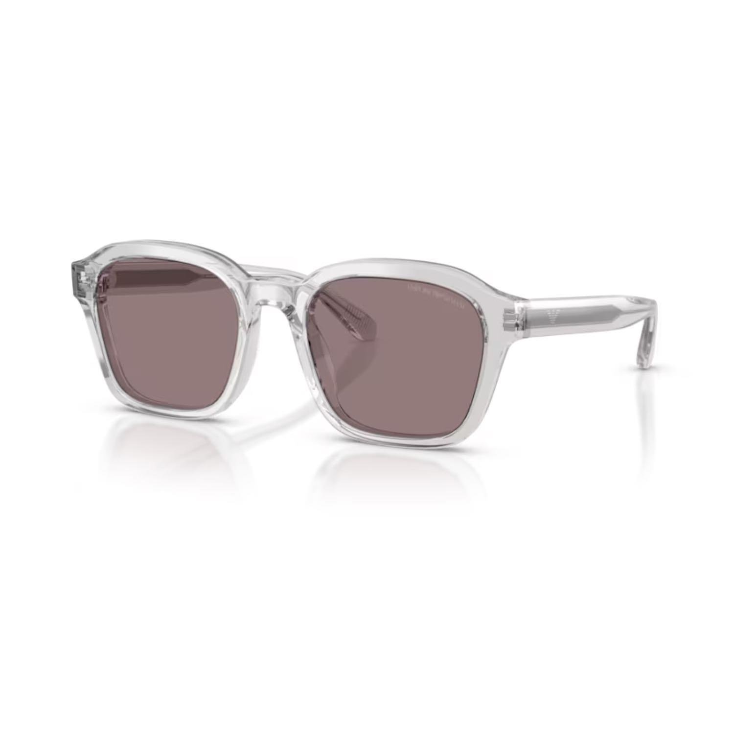 Emporio Armani EA 4245U 624973 54 Unisex Kare Şeffaf Kemik Güneş Gözlüğü