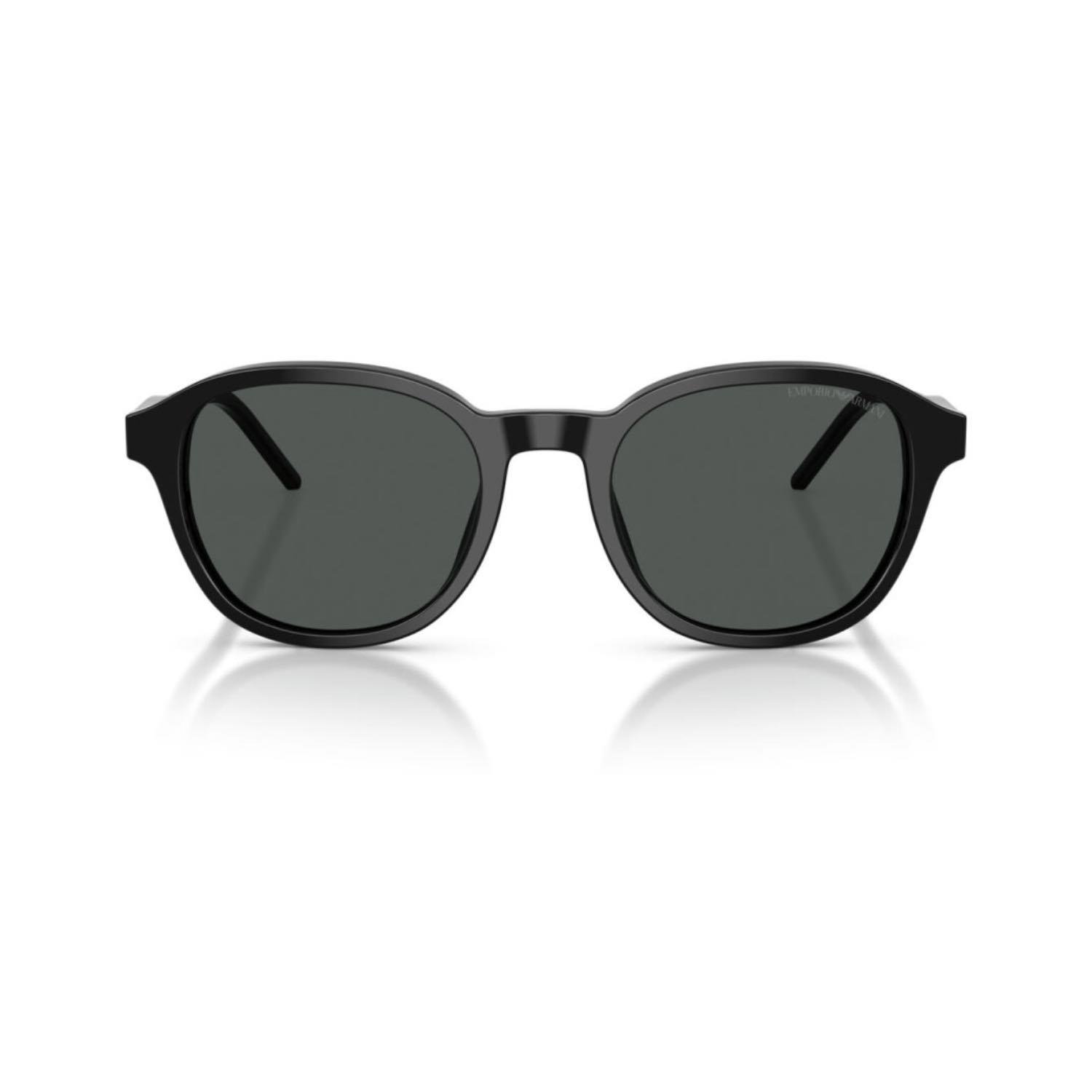 Emporio Armani EA 4247U 501787 51 Unisex Oval Siyah Kemik Güneş Gözlüğü