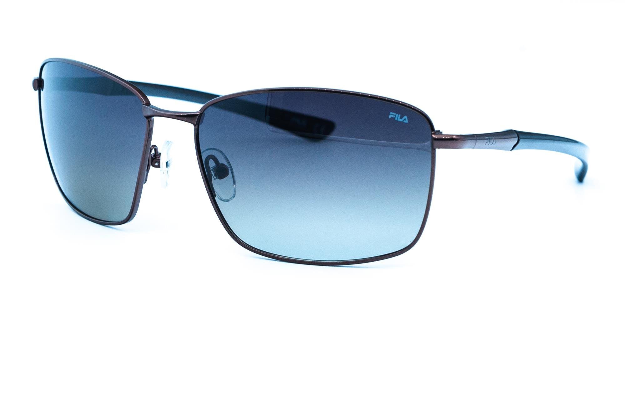 Fila I390 8F4P 60 Fila Erkek Dikdörtgen Kahverengi Metal Güneş Gözlüğü