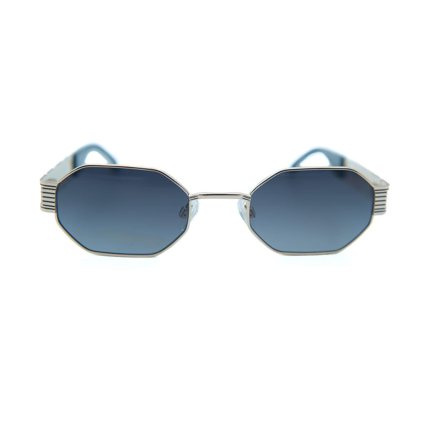 Flirt FL 966 140G 51 Unisex Geometrik Gri Metal Güneş Gözlüğü