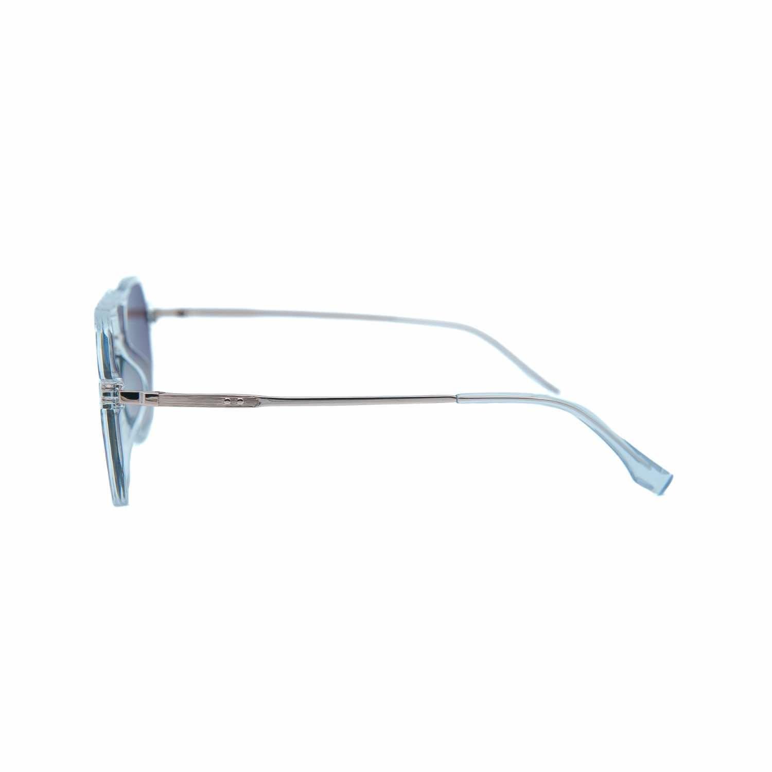 Gigi oo Gg 1388 C3 55 Erkek Geometrik Şeffaf Kemik Güneş Gözlüğü