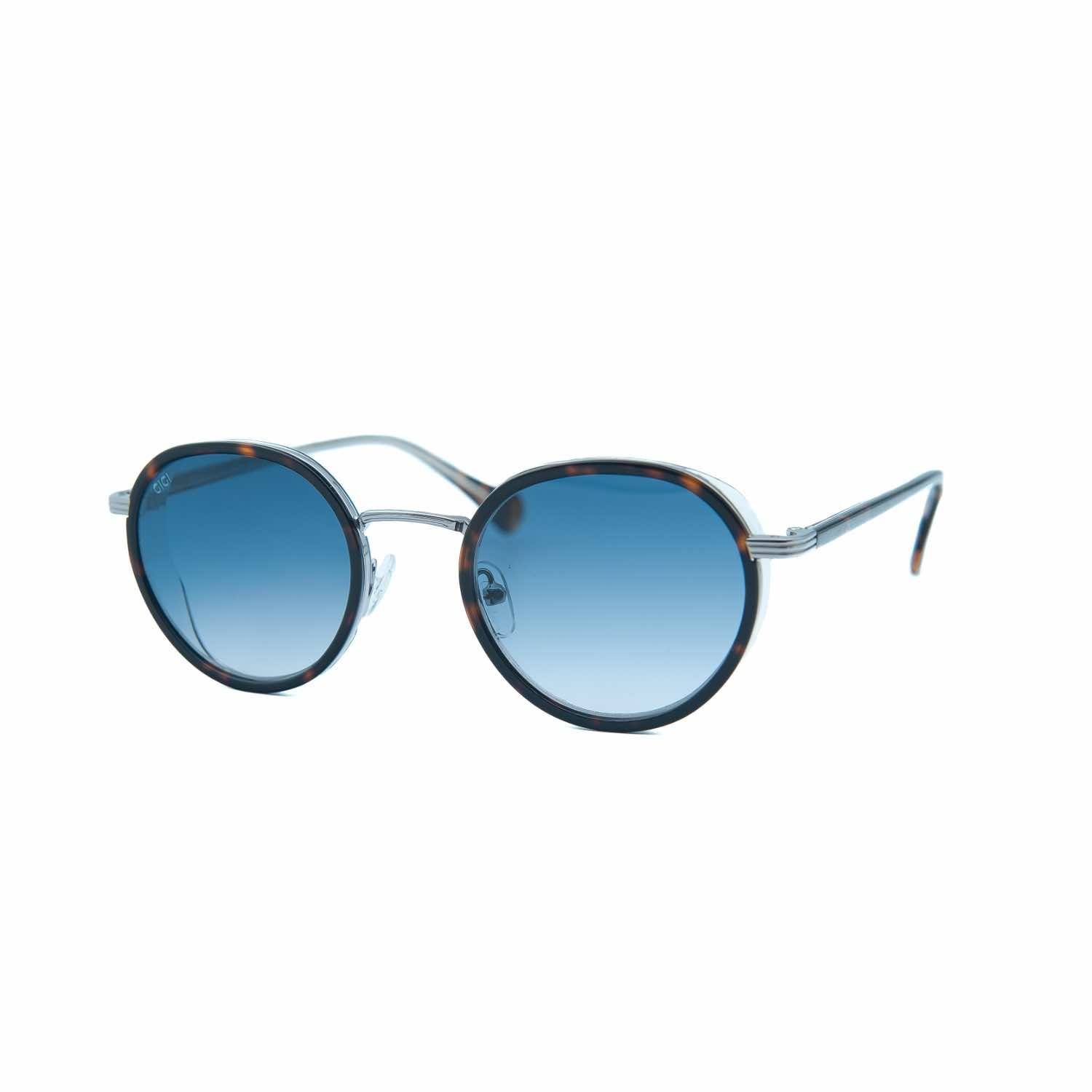 Gigi oo Gg 361 C3 48 22 Unisex Yuvarlak Kırçıllı Kahverengi Kemik Güneş Gözlüğü