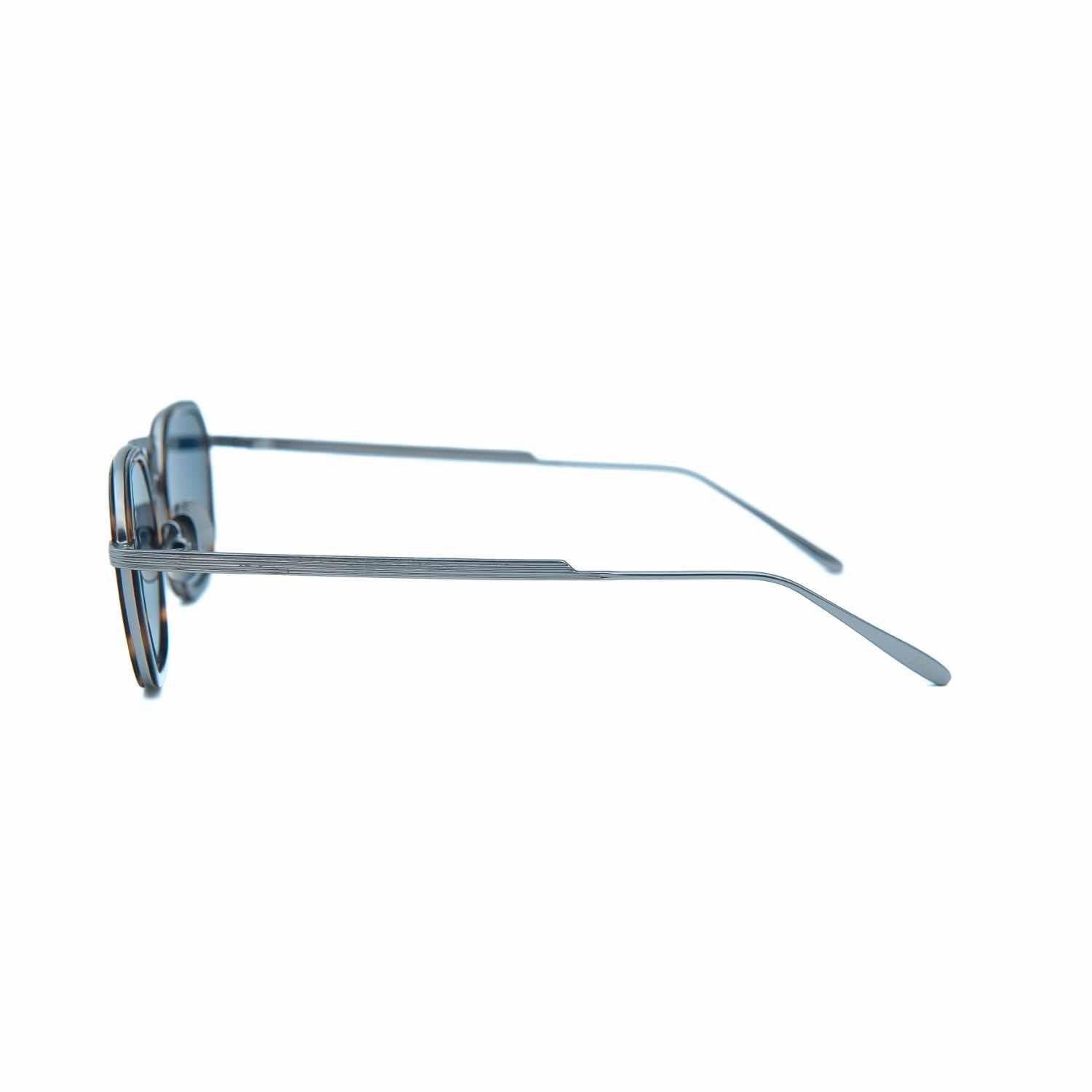 Gigi oo Gg 413 C3 47 Unisex Geometrik Kırçıllı Kahverengi Kombine Güneş Gözlüğü